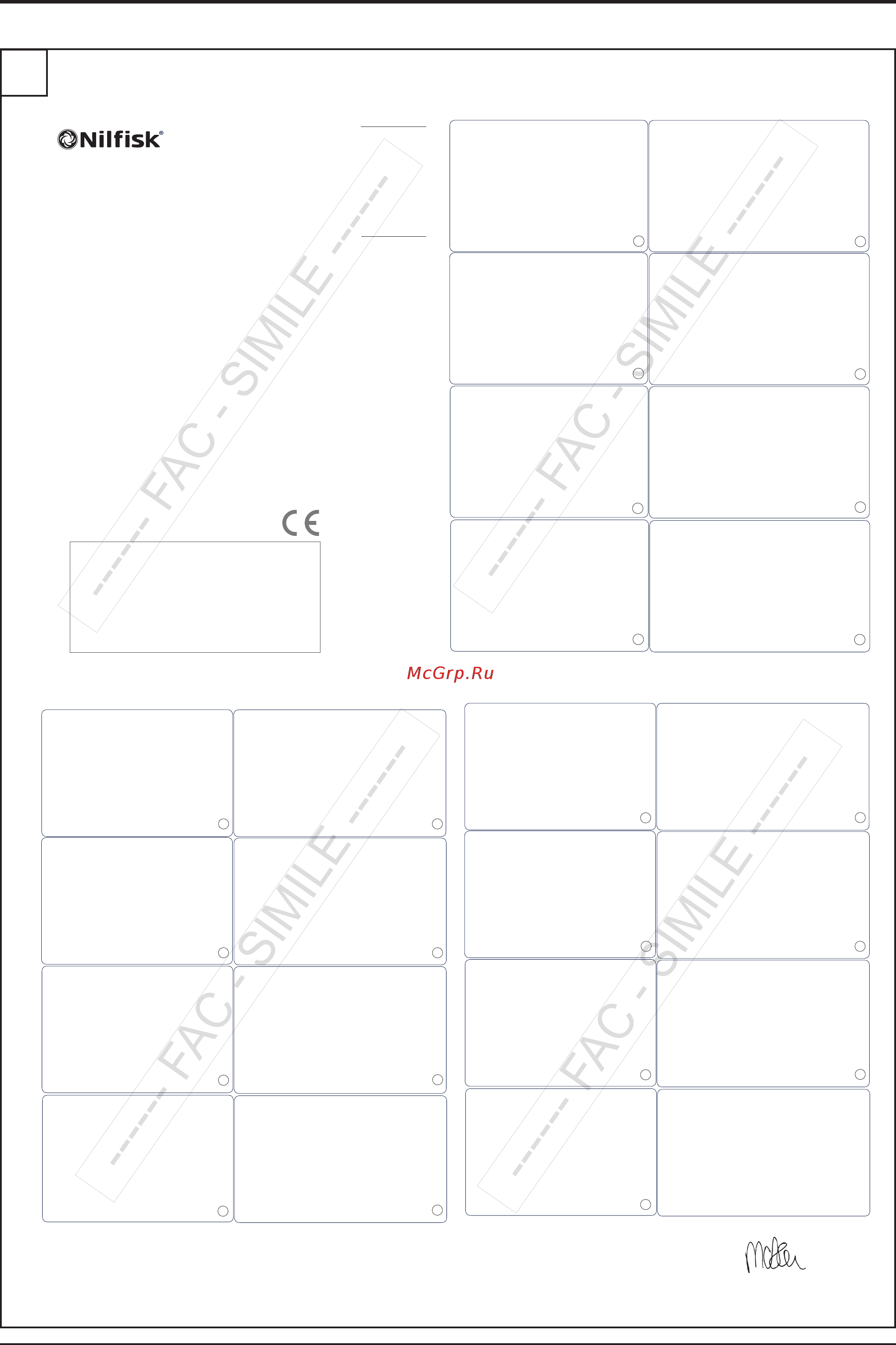 Nilfisk S3 L-M-H [93/96] S p a il direttore generale the general manager
