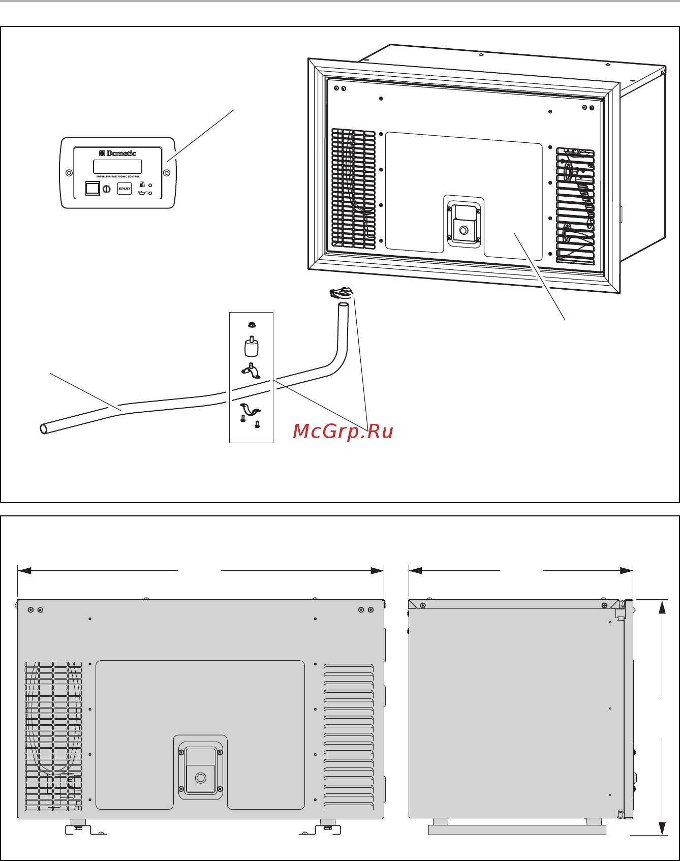 Dometic TEC 40D Инструкция по монтажу онлайн [3/220] 420798