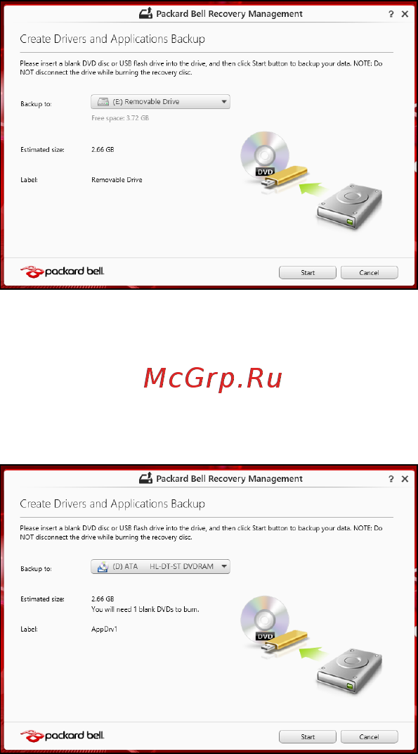 Packard Bell EasyNote ENLV44HC-B964G50Mnws Руководство пользователя онлайн [1168/2812] 39386