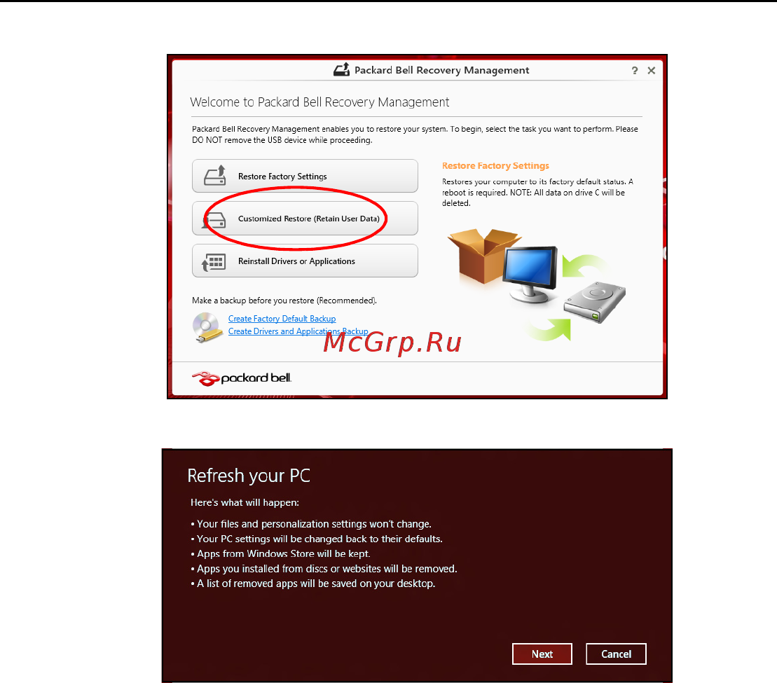 Packard Bell EasyNote ENLV44HC-B964G50Mnws Руководство пользователя онлайн [1298/2812] 39386