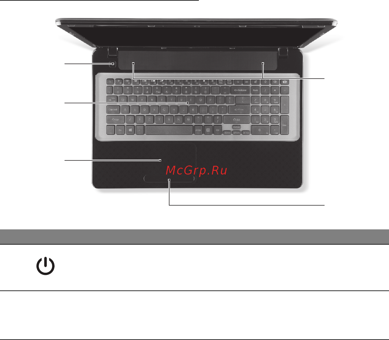 Packard Bell EasyNote ENLV44HC-B964G50Mnws [1356/2812] Значок элемент описание