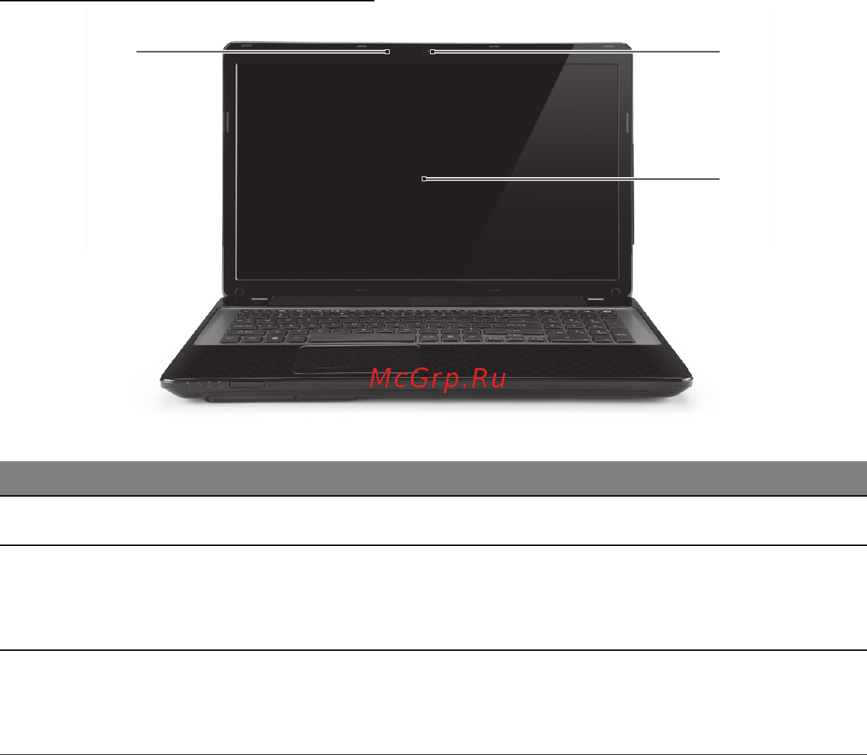 Packard Bell EasyNote ENLV44HC-B964G50Mnws [1731/2812] Pohled shora displej