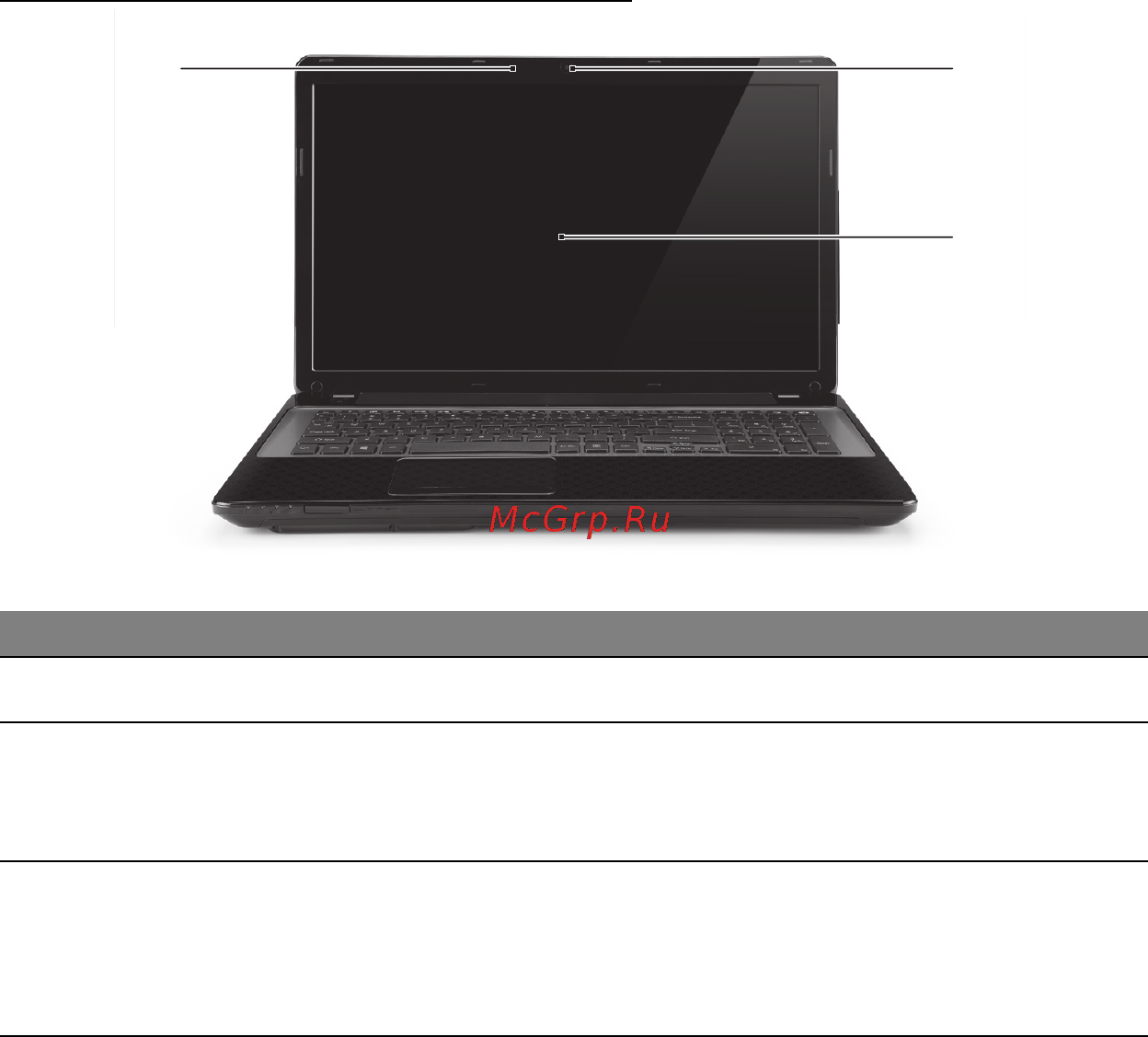 Packard Bell EasyNote ENLV44HC-B964G50Mnws [2706/2812] Vaizdas iš viršaus ekranas