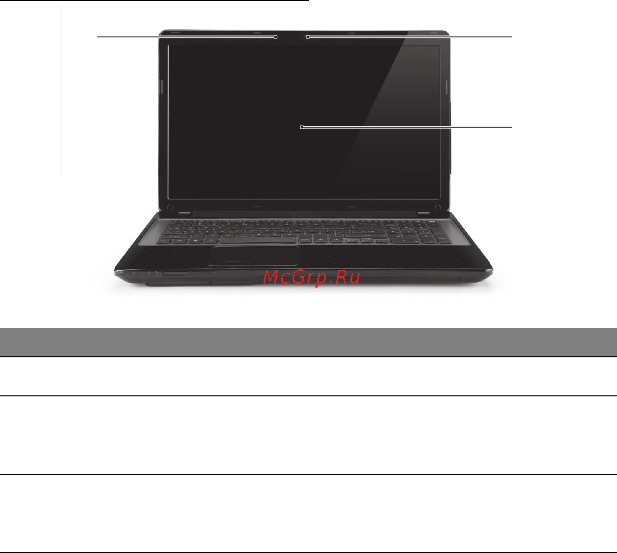 Packard Bell EasyNote ENLV44HC-B964G50Mnws [510/2812] Vista superior pantalla