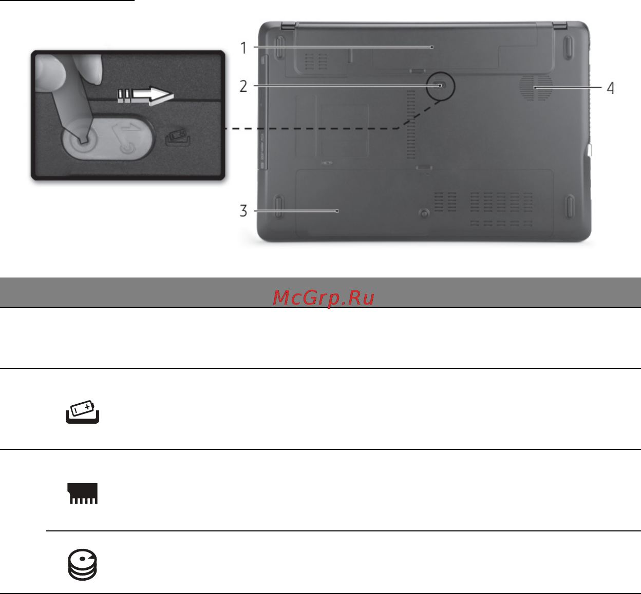 Panasonic Lumix DMC-F5 EE-K Black [1367/2820] Вид снизу