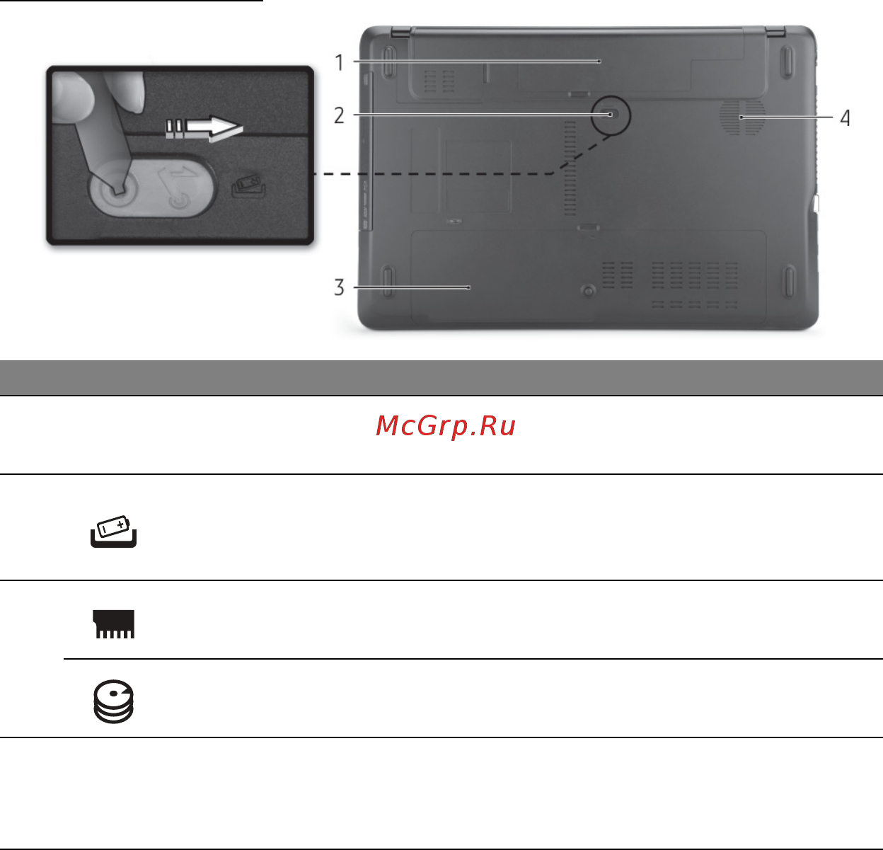 Panasonic Lumix DMC-F5 EE-K Black [2106/2820] Изглед отдолу