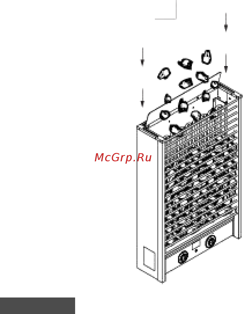 SAWO CIRRUS ROCK CRR3-75NB [10/20] Сборка электрокаменки