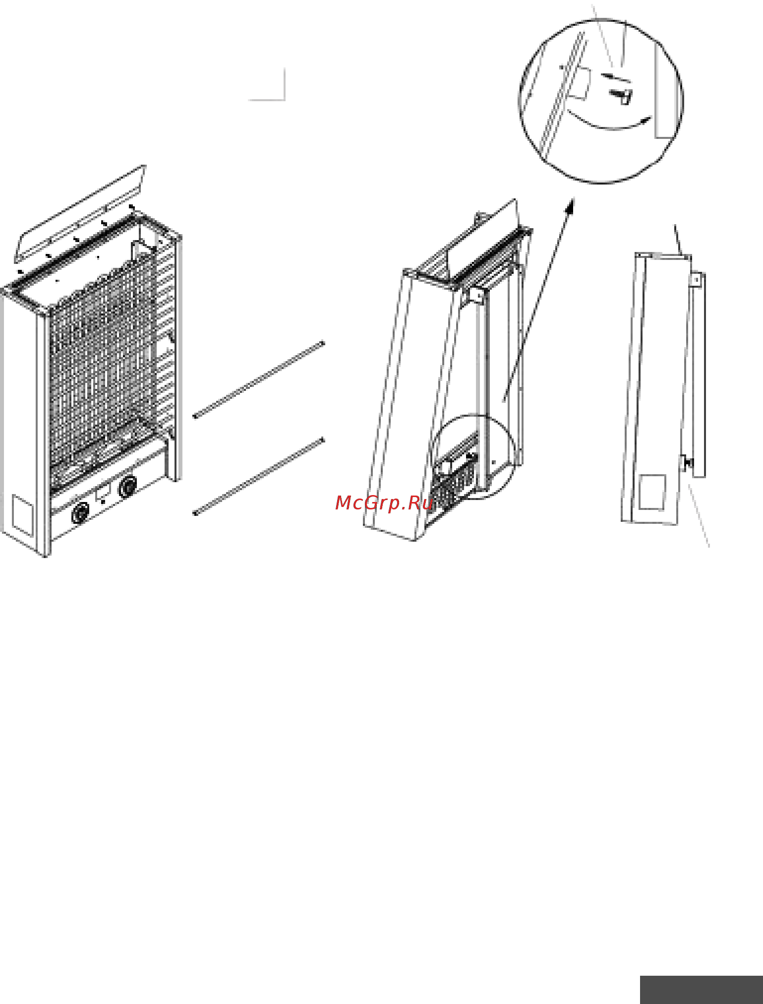 SAWO CIRRUS ROCK CRR3-75NB [11/20] Heater assembly