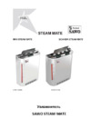 SAWO MINI STEAM MATE STAR-120NS Инструкция по эксплуатации