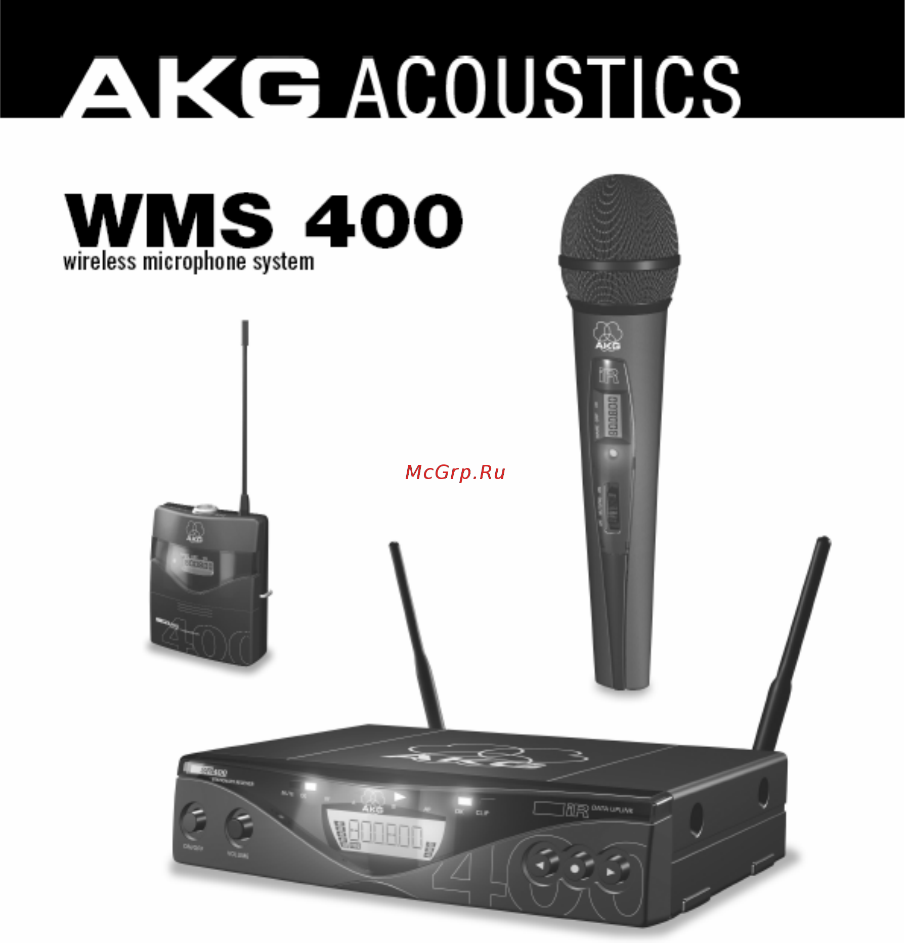 AKG WMS 400 Руководство пользователя онлайн