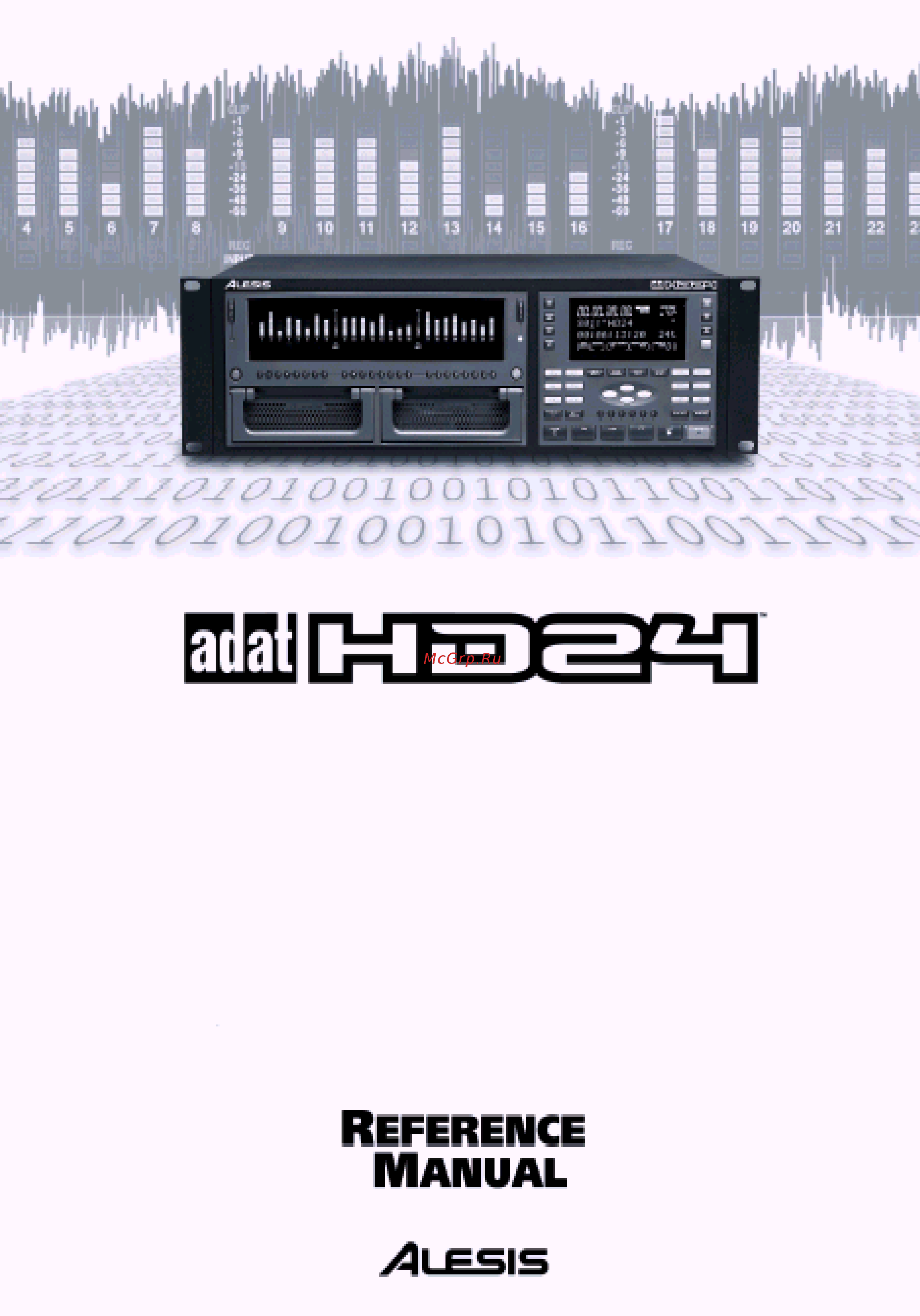 Alesis ADAT HD24 Руководство пользователя онлайн