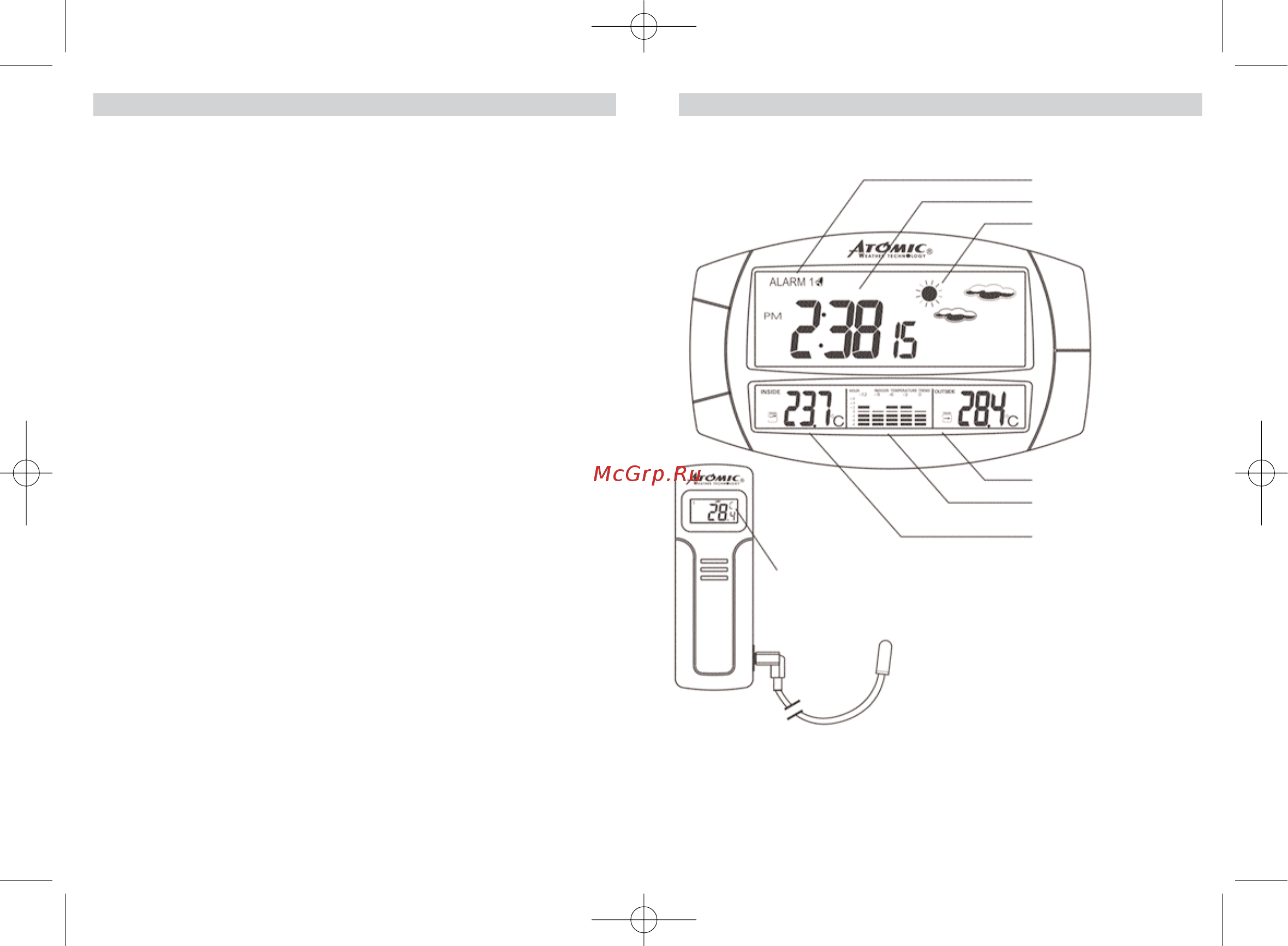 Atomic W870234 [2/8] Внешний температурный датчик 370450