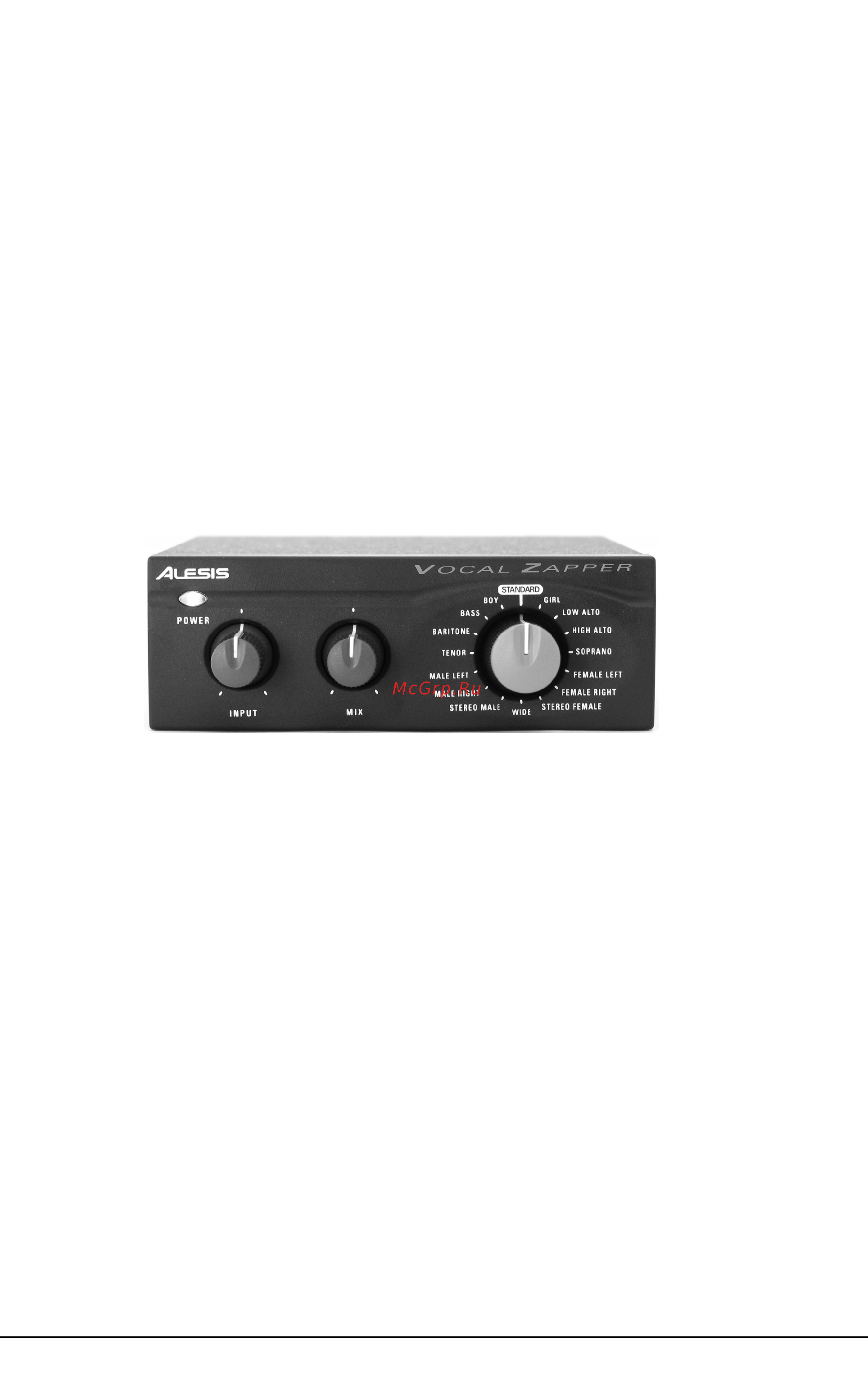 Alesis Vocal Zapper [2/2] Основные возможности
