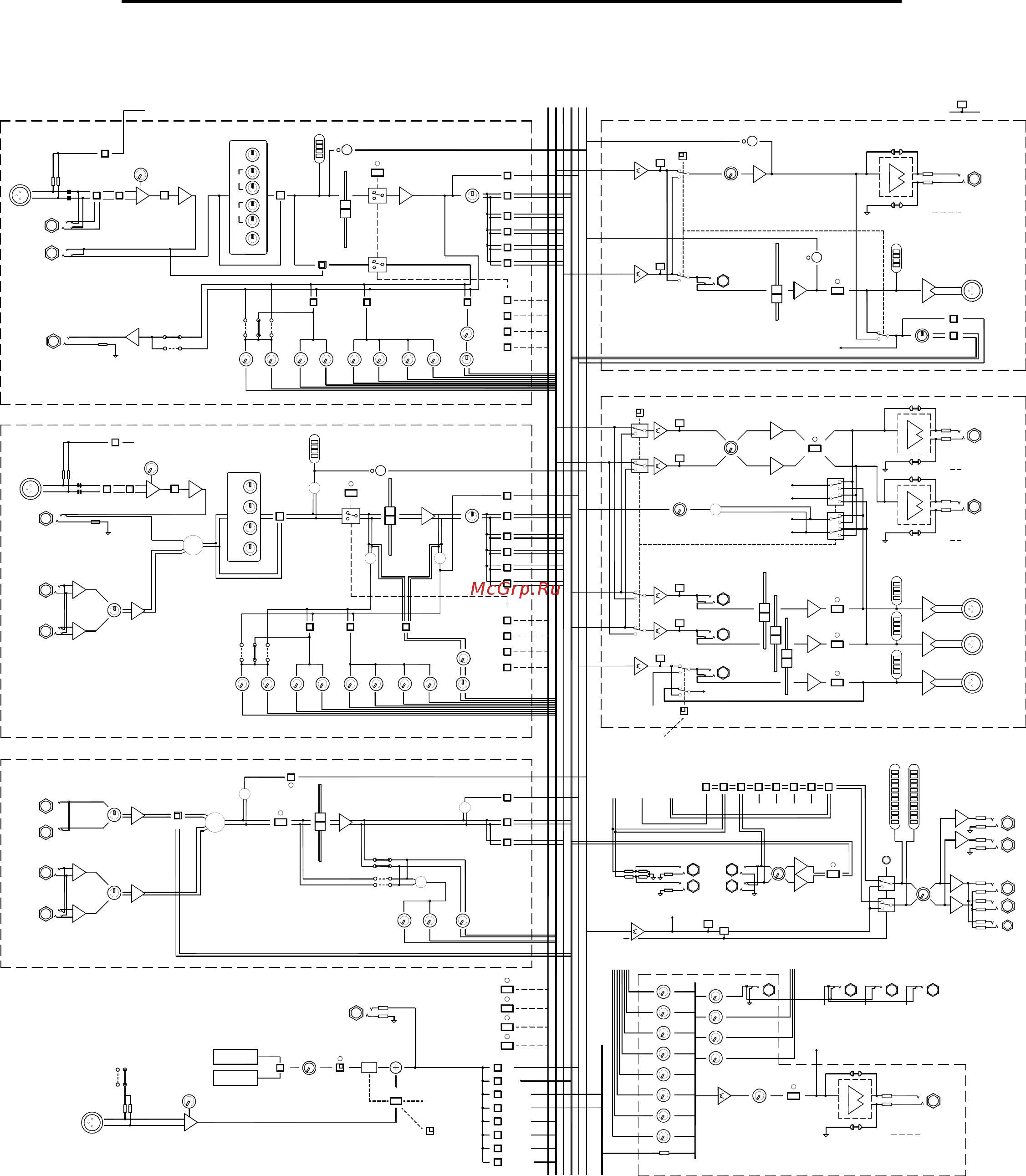 Allen&Heath GL2800 [36/42] Принципиальная схема