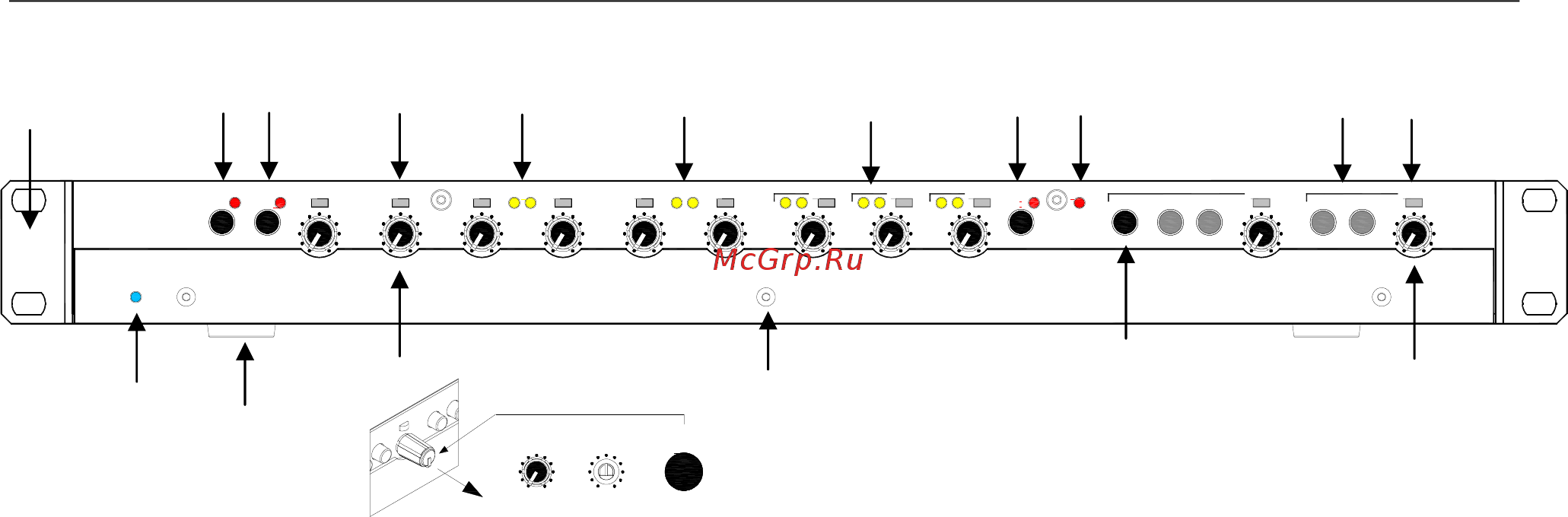 Allen&Heath GR2 [11/24] Ередняя панель управления оператора