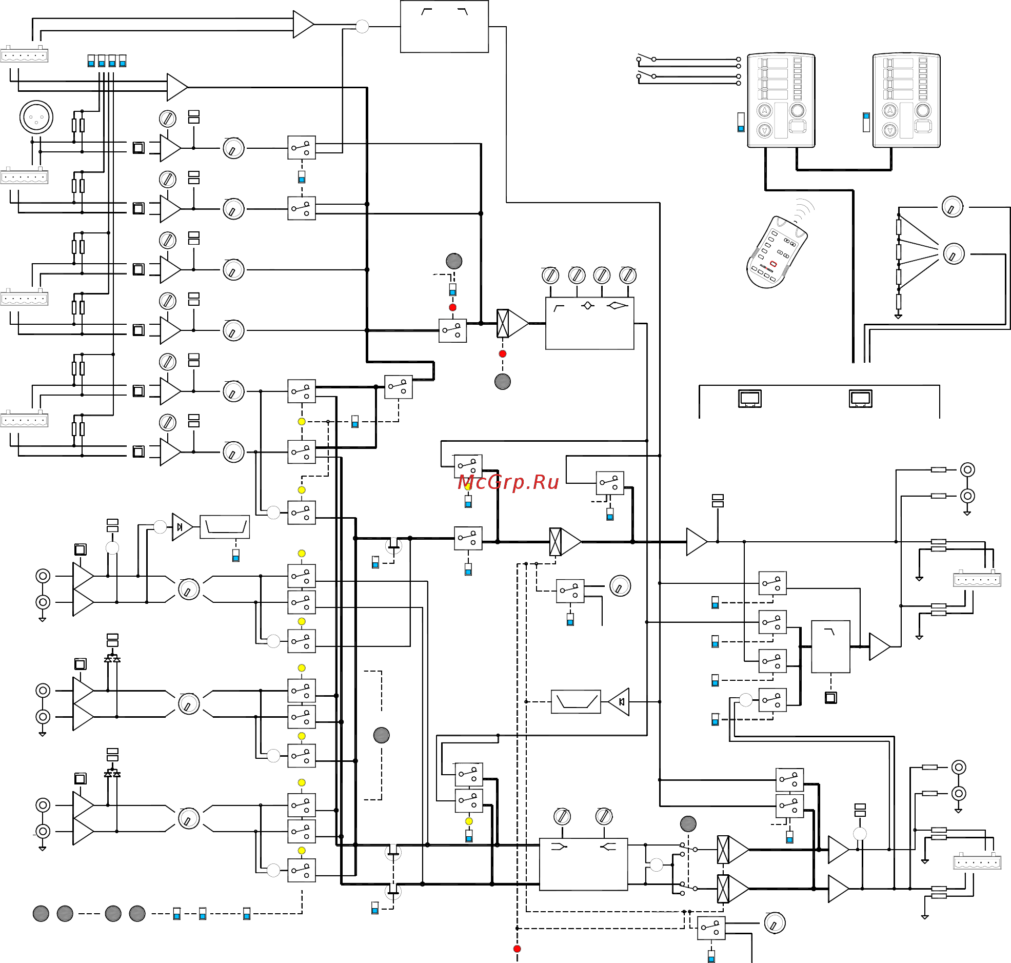 Allen&Heath GR2 [22/24] Истанционное управление