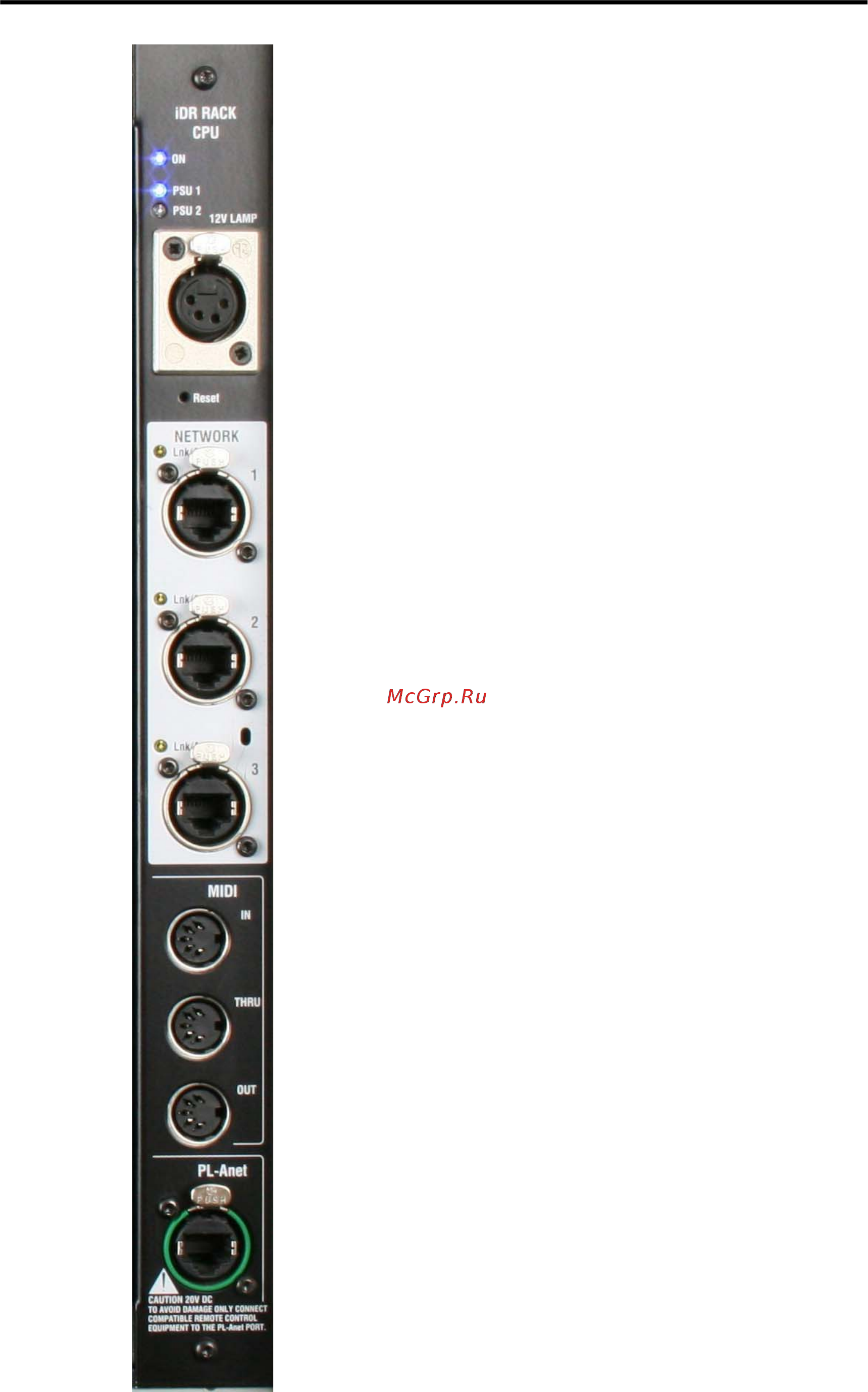 ALLEN & HEATH IDR10F [16/23] Пции модуля система
