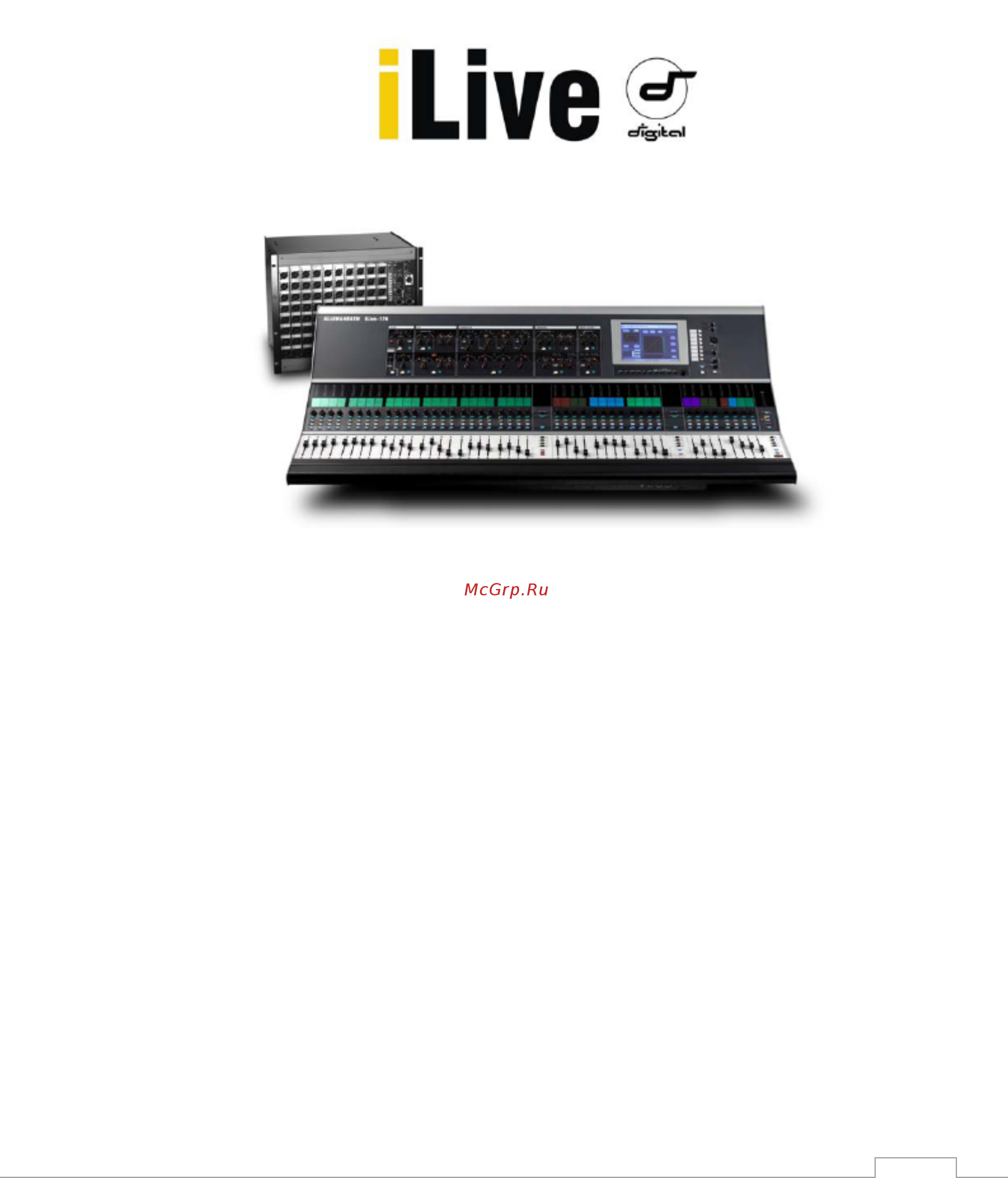 Allen&Heath iLIVE Руководство пользователя онлайн