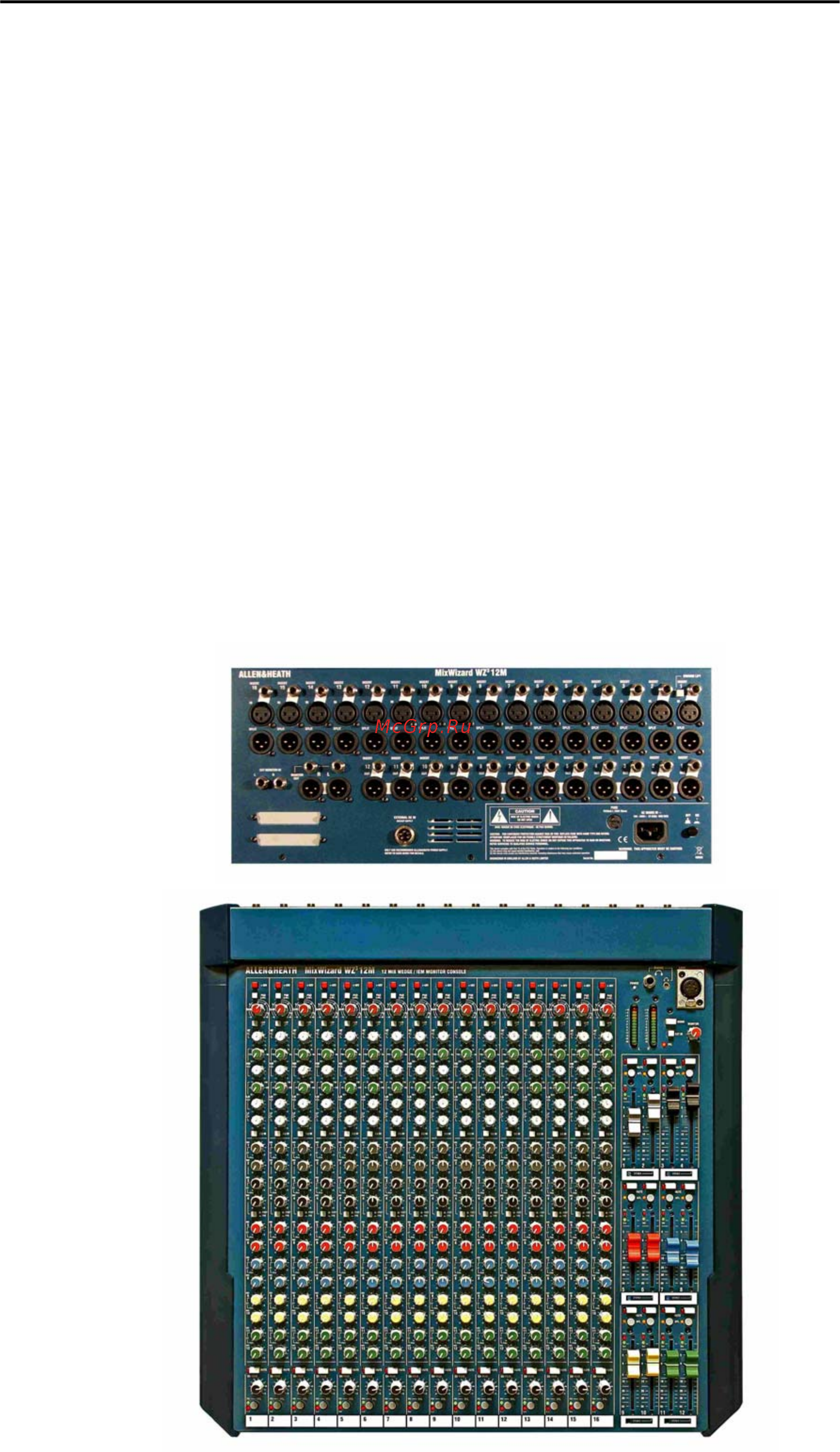 Allen&Heath WZ3 12M [9/23] Знакомство с