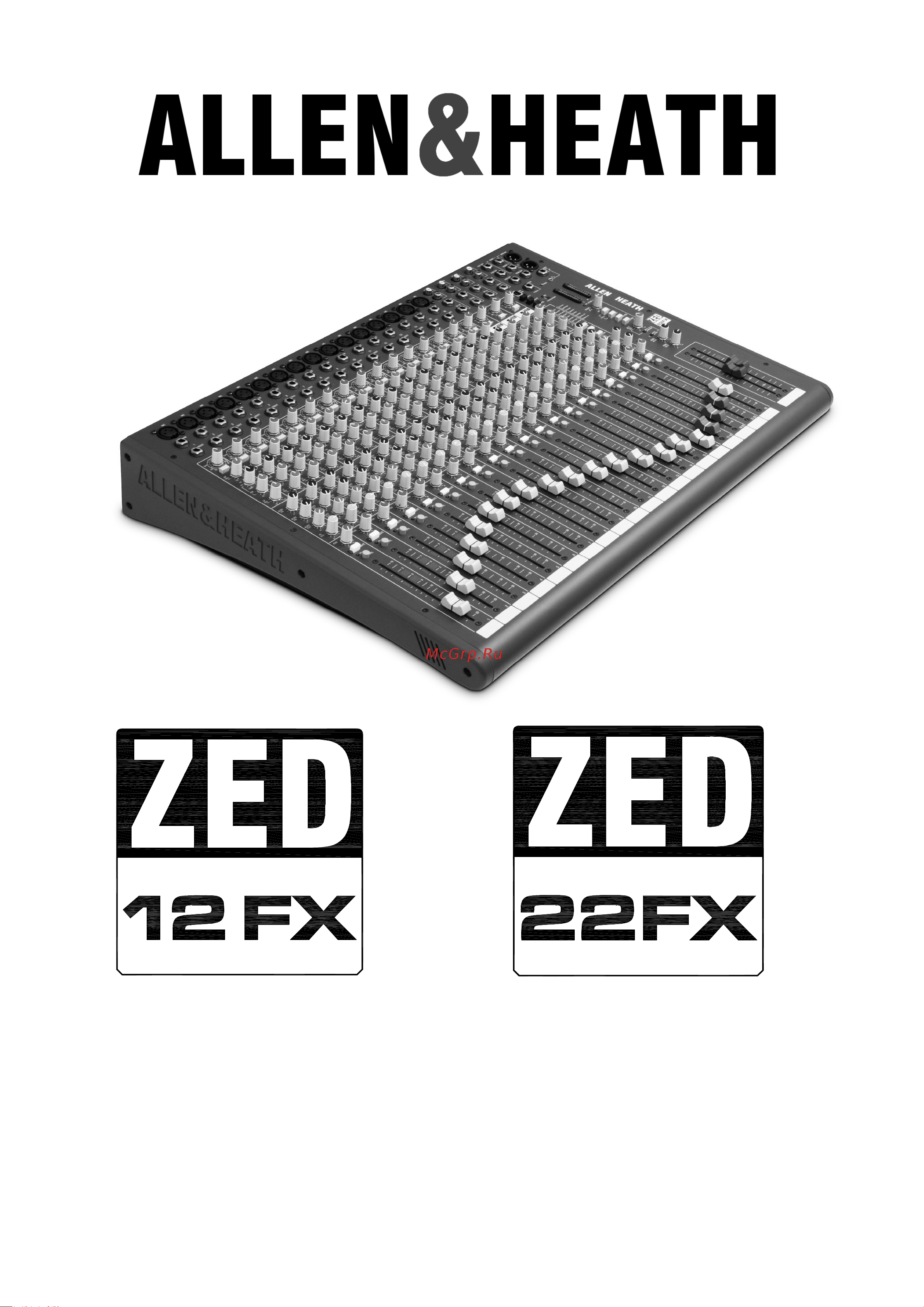 Allen&Heath ZED12FX Руководство пользователя онлайн