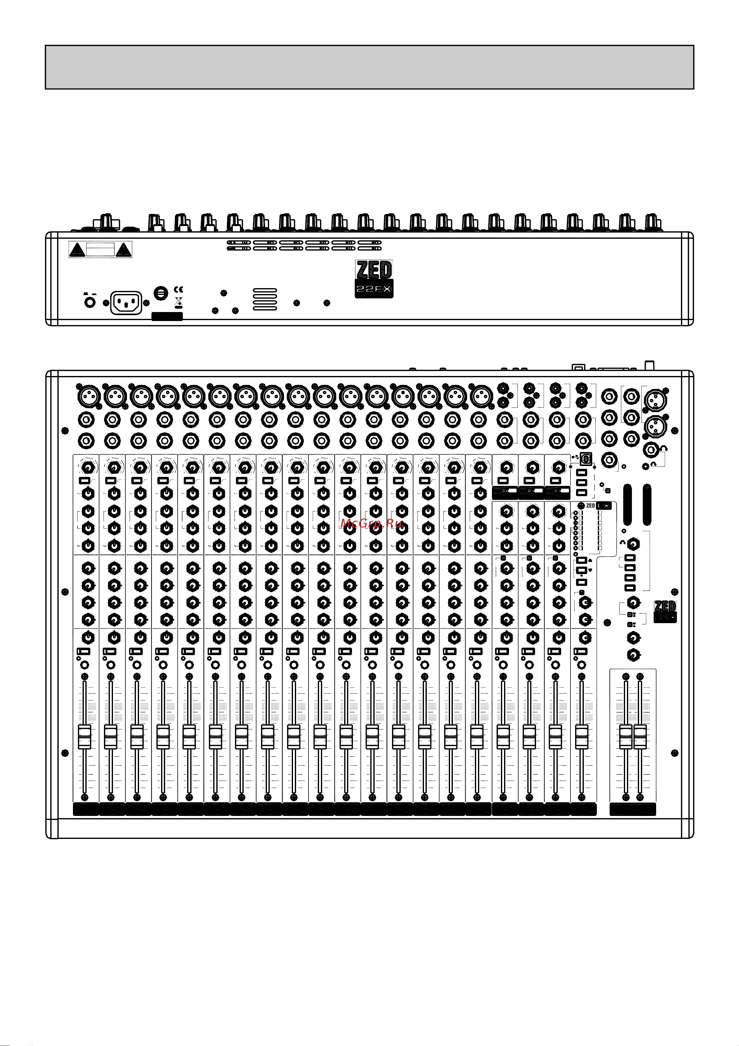 Allen&Heath ZED12FX [8/32] Caution