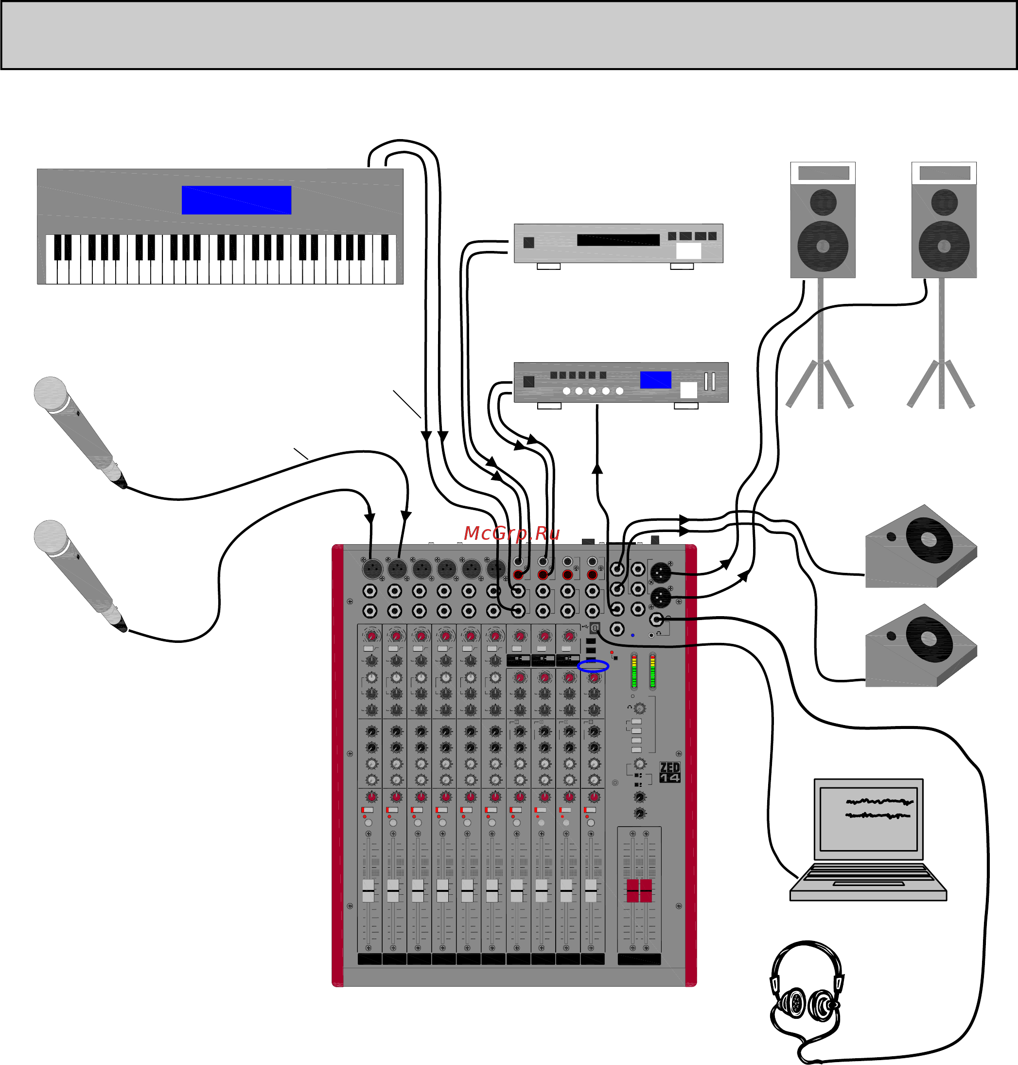 Allen&Heath ALLEN & HEATH ZED-14 [25/29] Микроф вхо