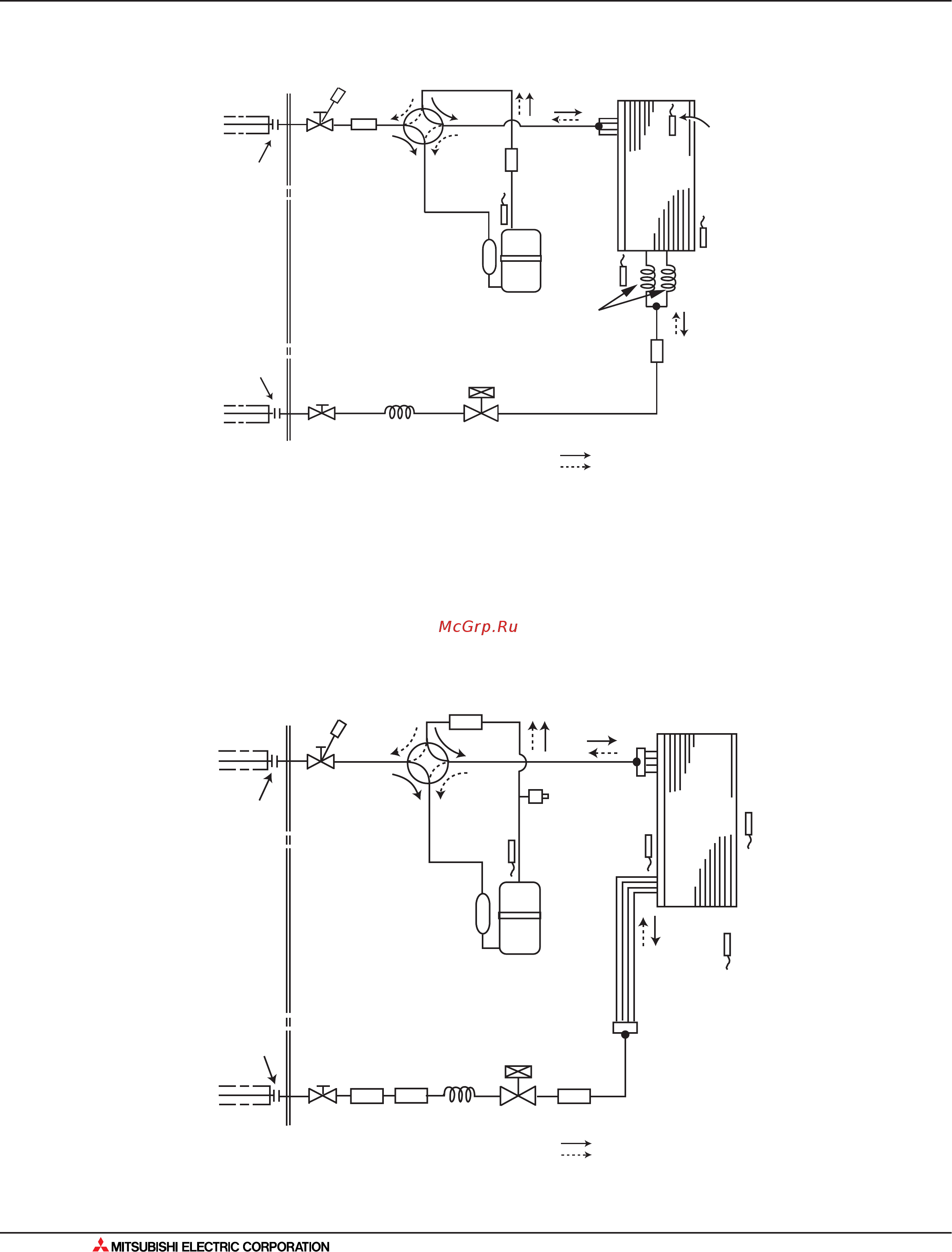 Mitsubishi Electric MXZ-2A30VA [132/562] Гидравлическая схема