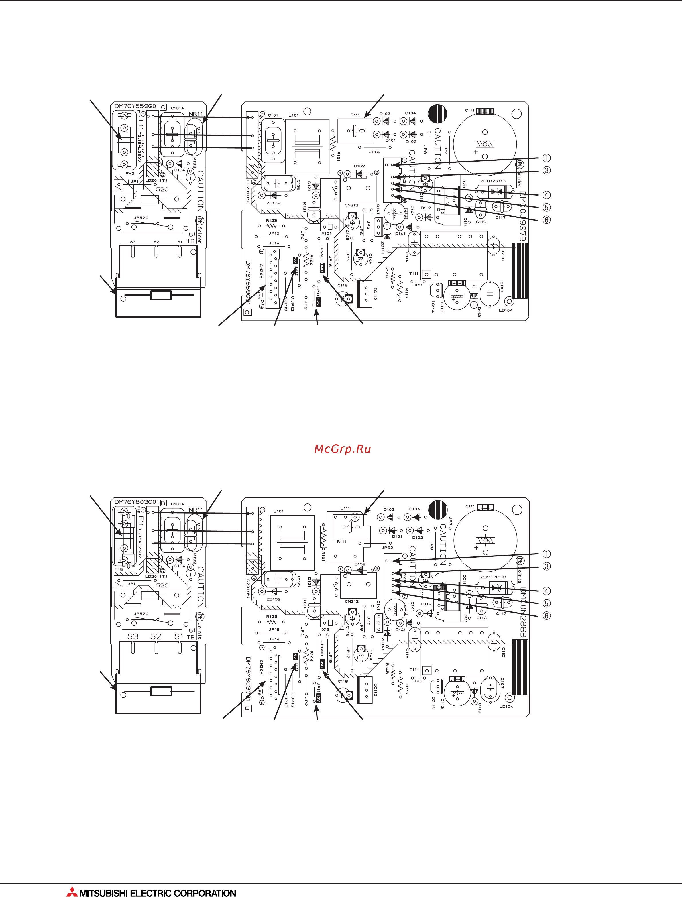 Mitsubishi Electric MSZ-FD50VA [208/562] Контрольные точки