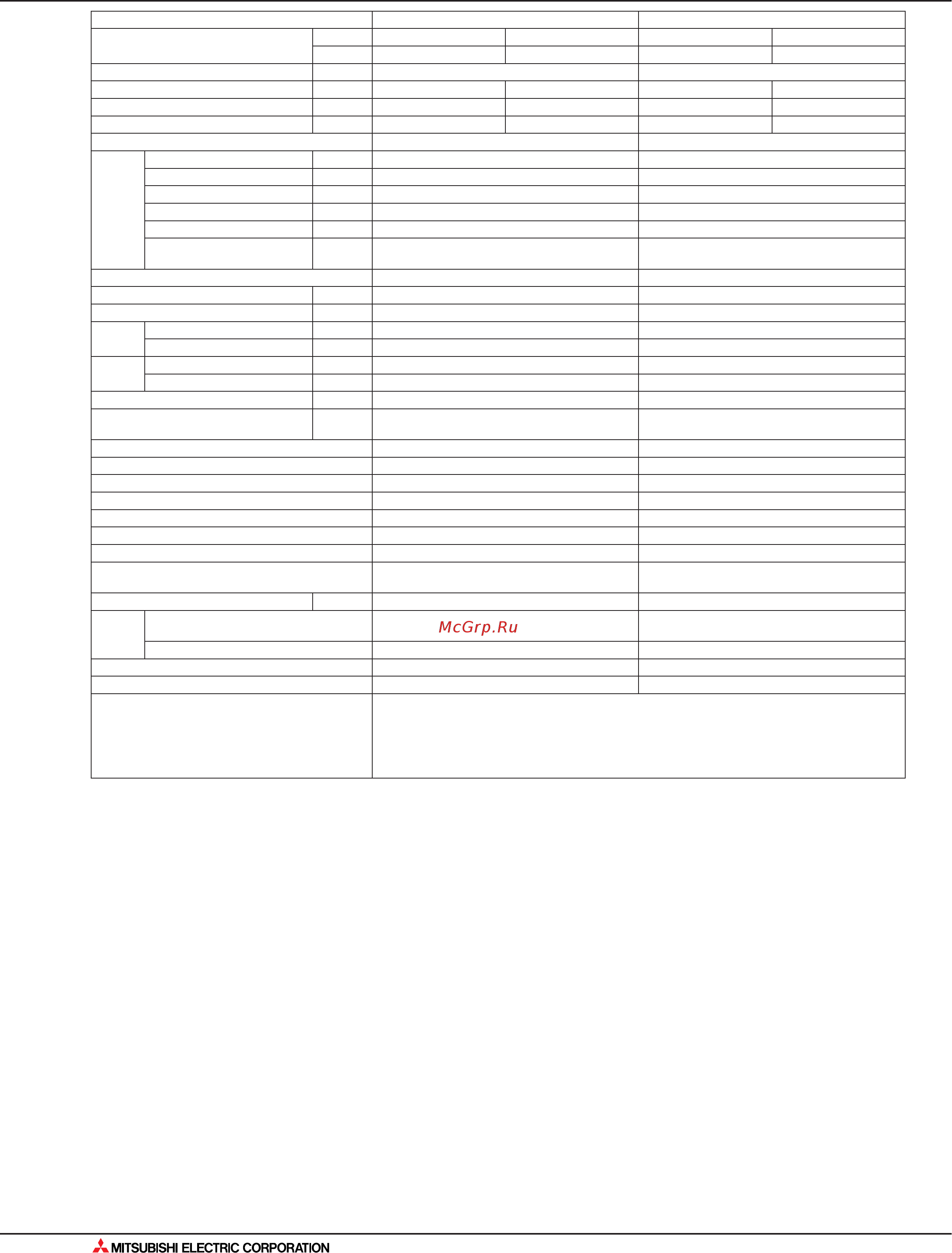 Mitsubishi Electric MU-GA25VB [262/562] Спецификация
