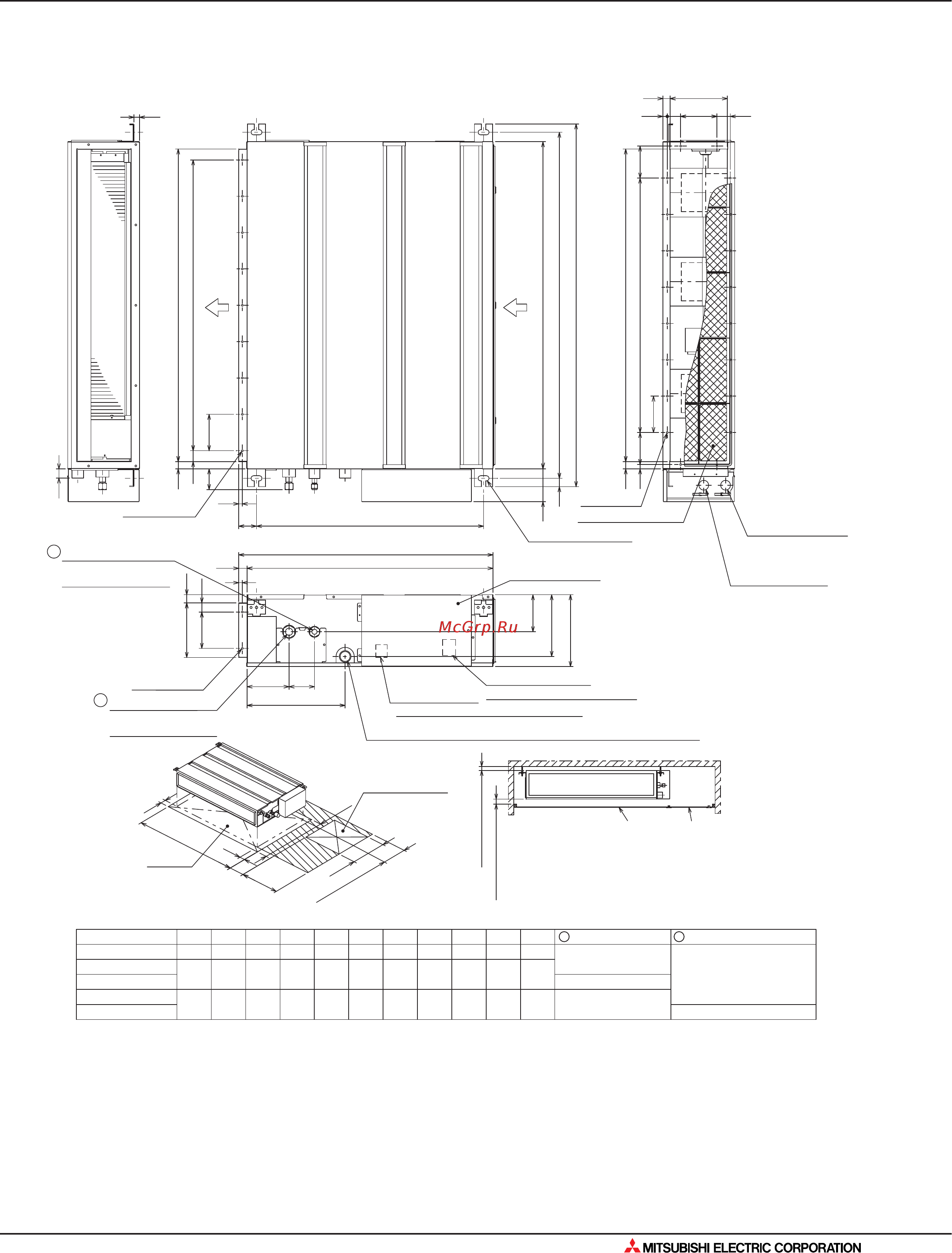 Mitsubishi Electric MLZ-KA25VA [275/562] Размеры