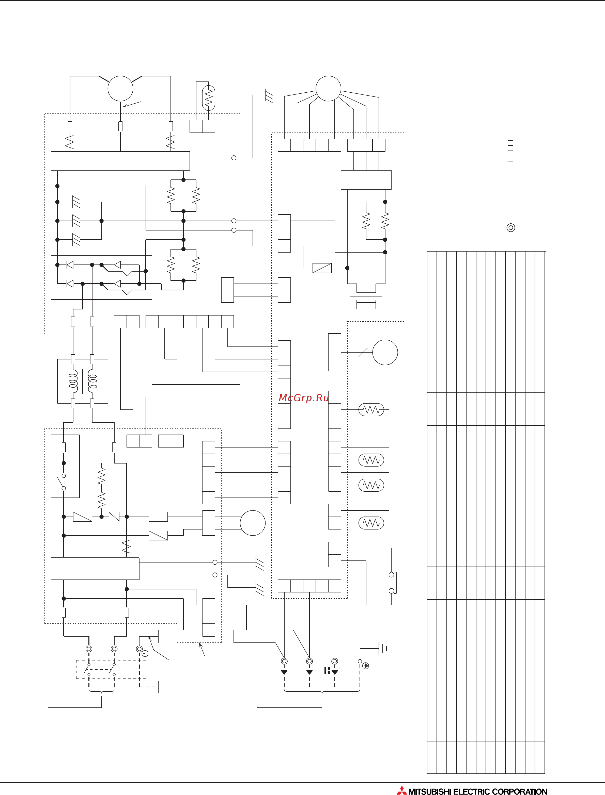 Mitsubishi Electric MSC-GE35VB [317/562] Электрическая схема