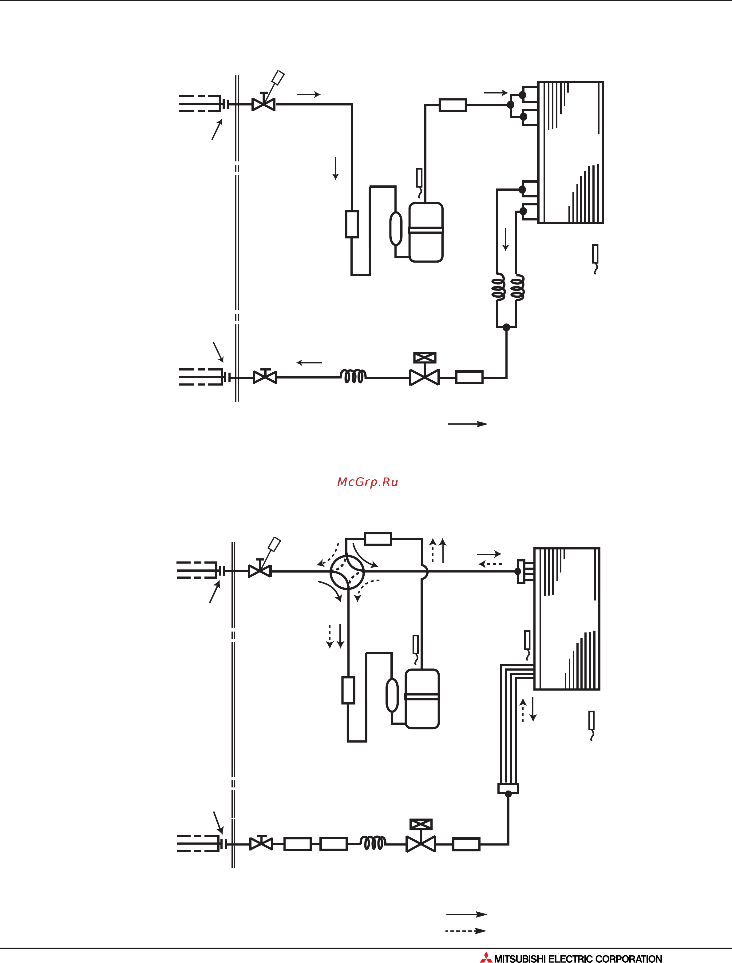 Mitsubishi Electric MSZ-GE50VA [37/562] Гидравлическая схема