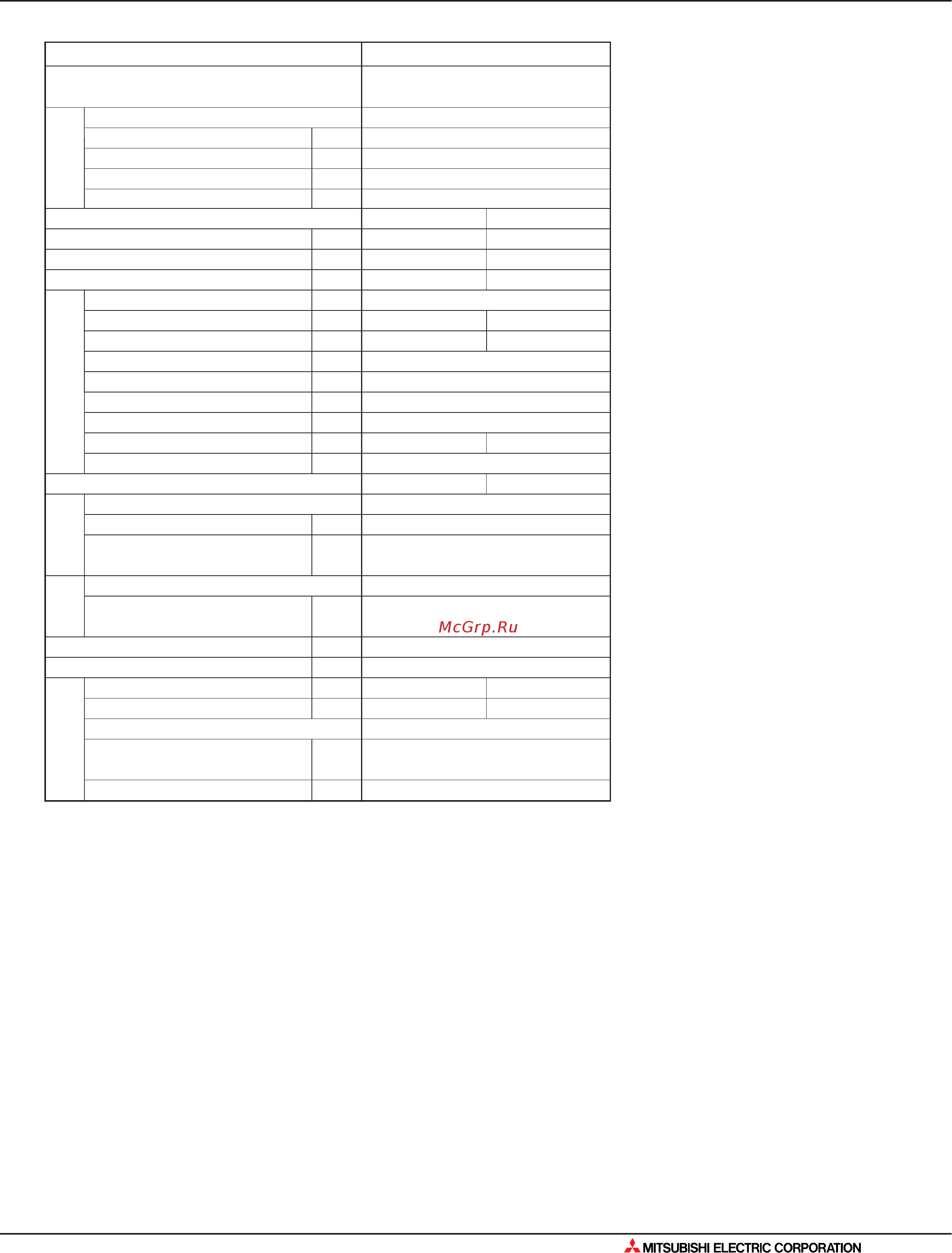 Mitsubishi Electric MSC-GE50VB [409/562] Спецификация