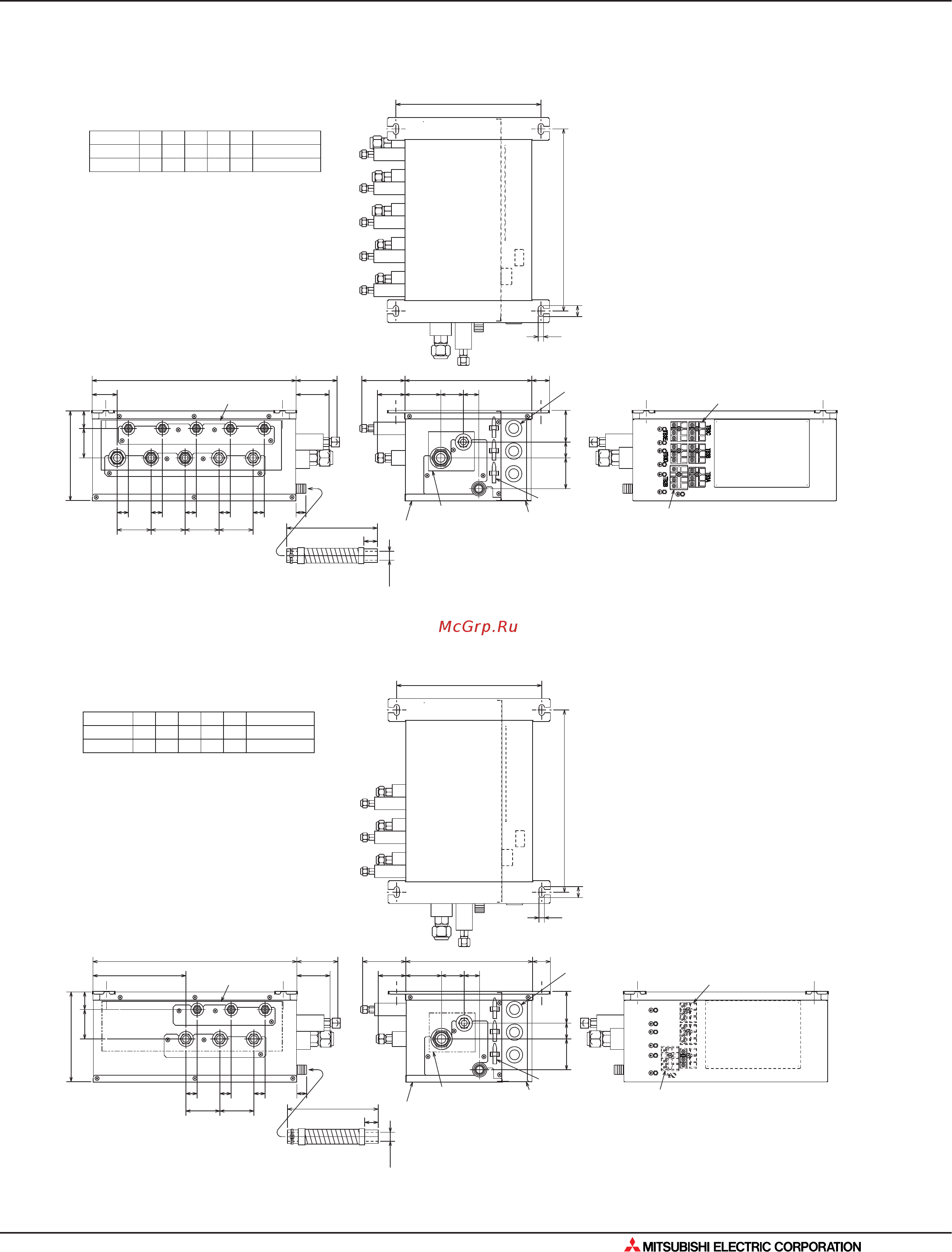 Mitsubishi Electric MXZ-8A140VA [497/562] Размеры