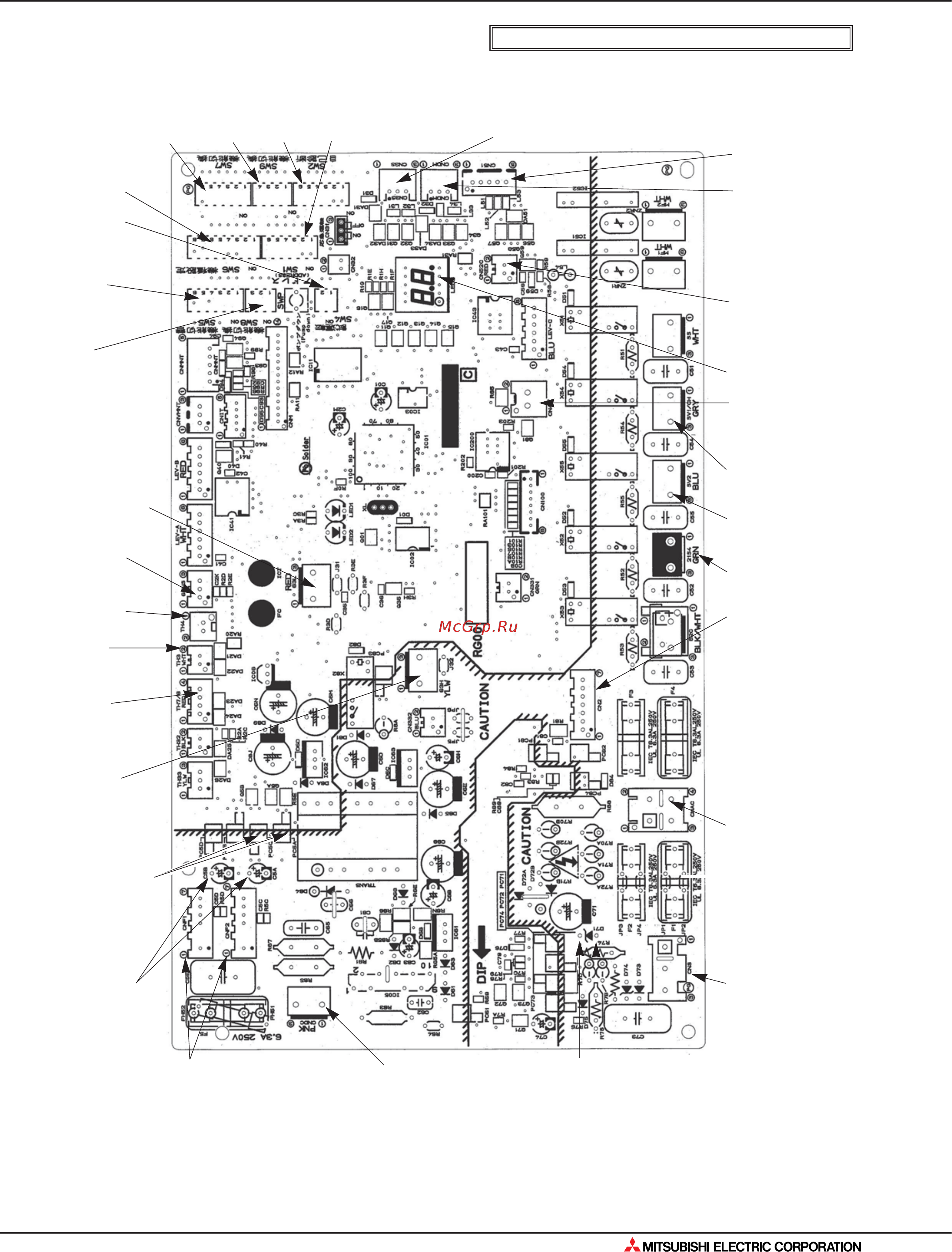 Mitsubishi Electric MUH-GD80VB [523/562] Поиск неисправности