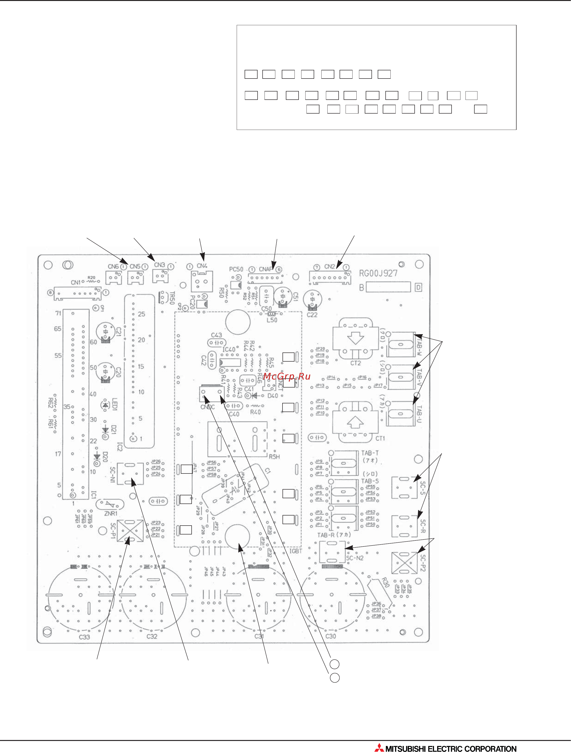 Mitsubishi Electric MUH-GE50VB [527/562] Поиск неисправности