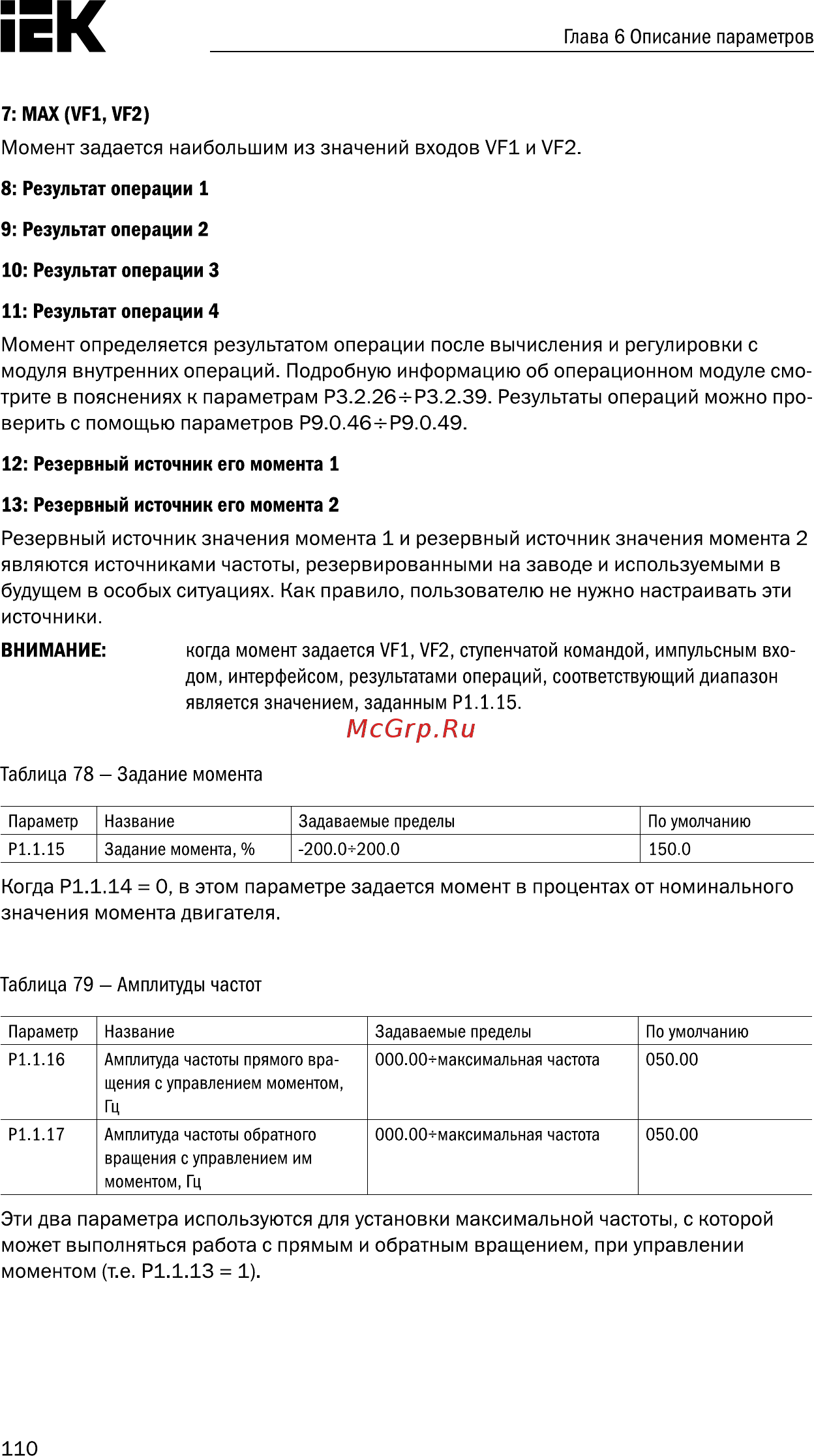 Iek CONTROL-A310 380В 3Ф 22кВт 45A CNT-A310D33V22TEZ [111/235] Страница 111