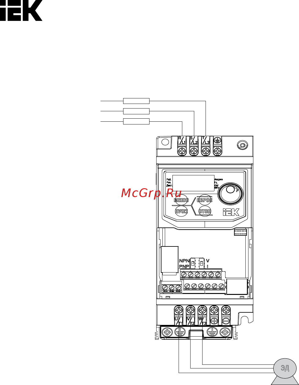Iek CONTROL-C600 380В 3Ф 0,40кВт CNT-C600D33V0040TM [18/66] Защита
