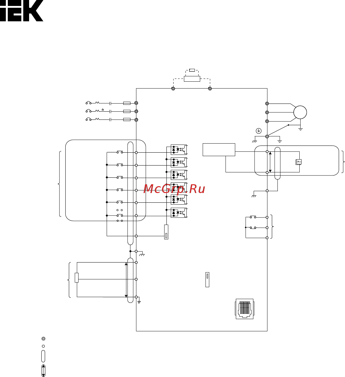 Iek CONTROL-C600 380В 3Ф 0,40кВт CNT-C600D33V0040TM [23/66] Цепь управления