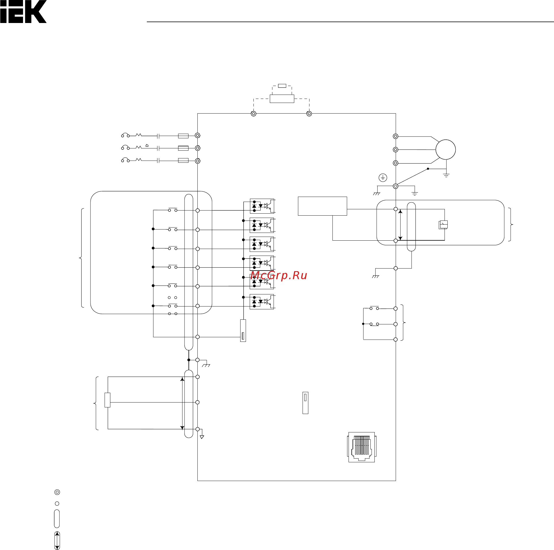 Iek CONTROL-C600 380В 3Ф 0,40кВт CNT-C600D33V0040TM [22/133] Многофункциональные цифровые входы с s1 по s6 могут переключаться между режимами приемник npn и источник pnp настройка по умолчанию режим npn