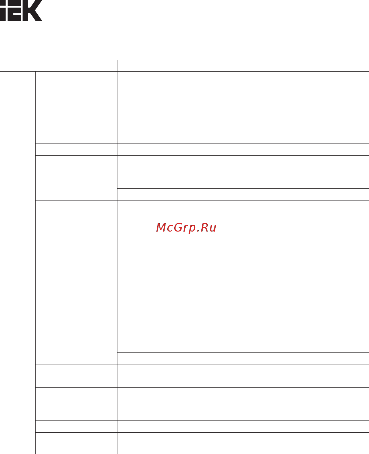 Iek CONTROL-H800 380В 3Ф 0,75-1,5кВт CNT-H800D33FV0075-015TE [14/95] Общие технические характеристики