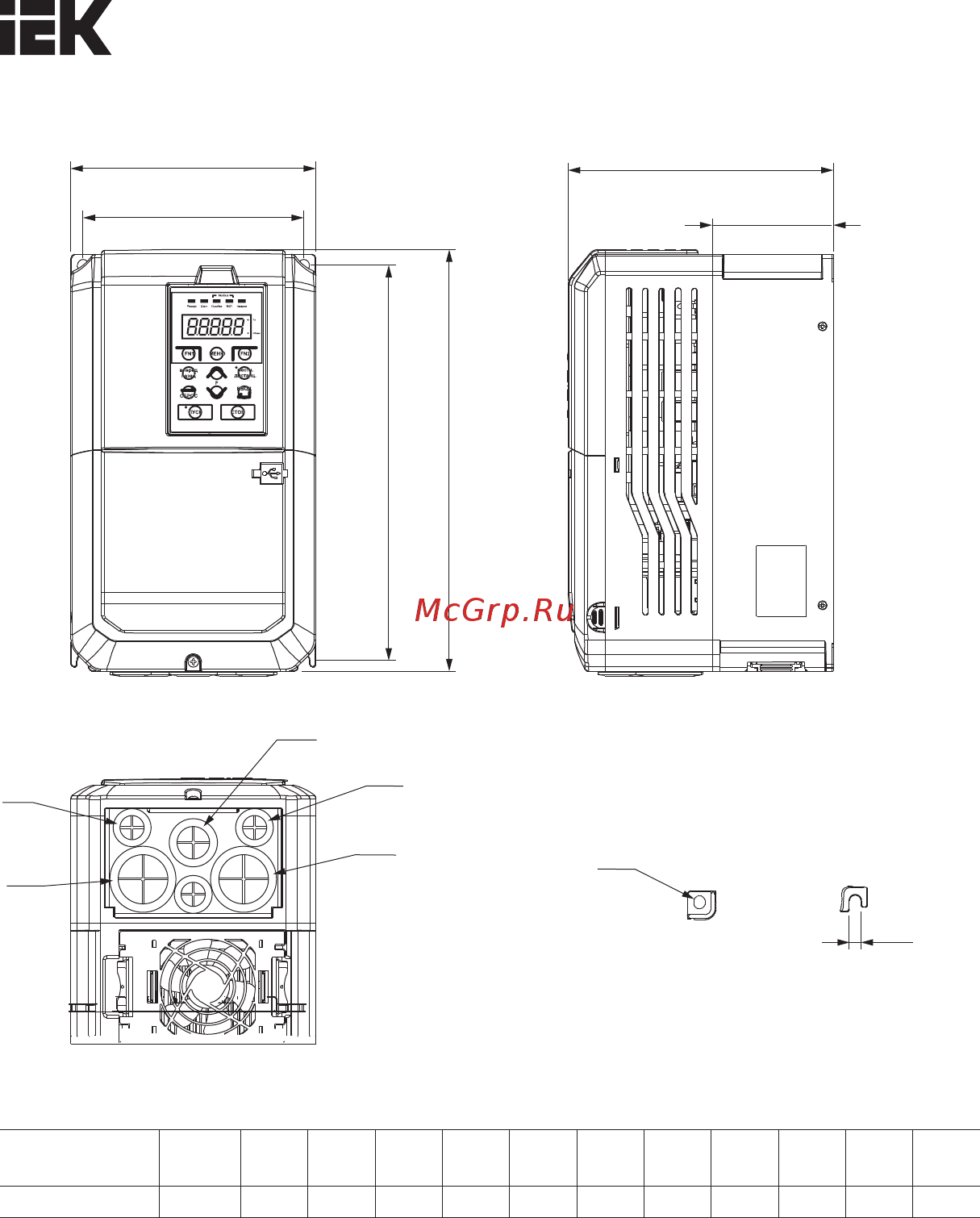 Iek CONTROL-H800 380В 3Ф 0,75-1,5кВт CNT-H800D33FV0075-015TE Краткое руководство онлайн [18/95] 424386