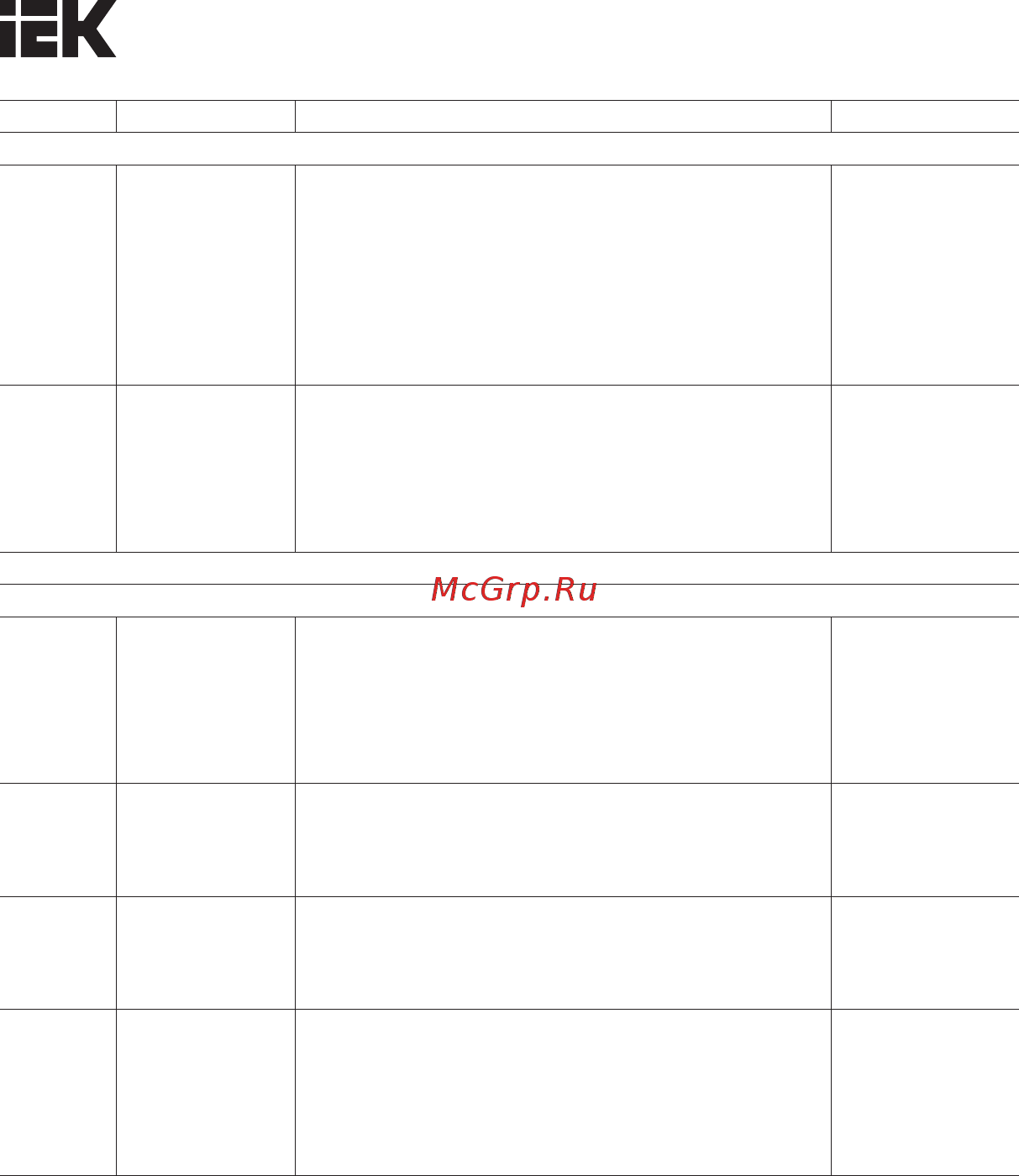 Iek CONTROL-H800 380В 3Ф 0,75-1,5кВт CNT-H800D33FV0075-015TE Краткое руководство онлайн [46/95] 424386