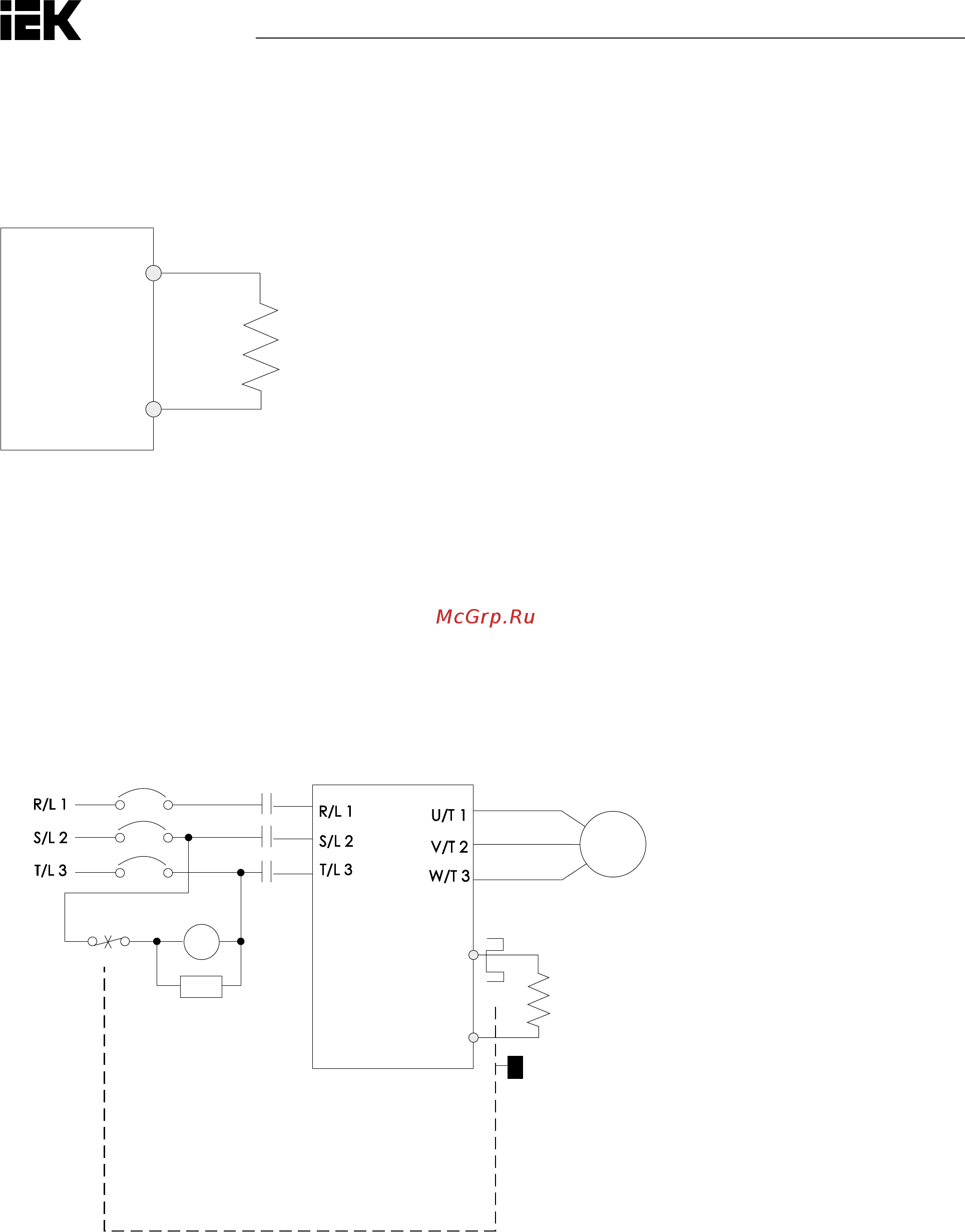Iek CONTROL-H800 380В 3Ф 15-18,5кВт CNT-H800D33FV15-18TE [176/211] Установкатормозногорезистора