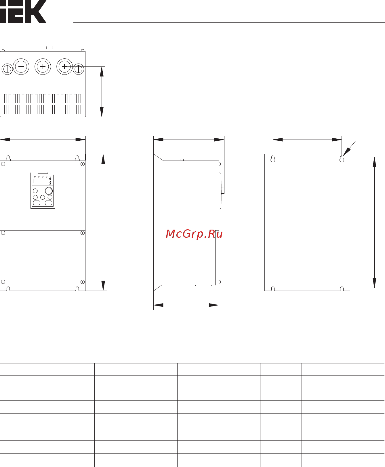 Iek CONTROL-L620 380В 3Ф 160-185кВт 304-342A CNT-L620D33V160-185TE Руководство По Эксплуатации онлайн [201/222] 424398