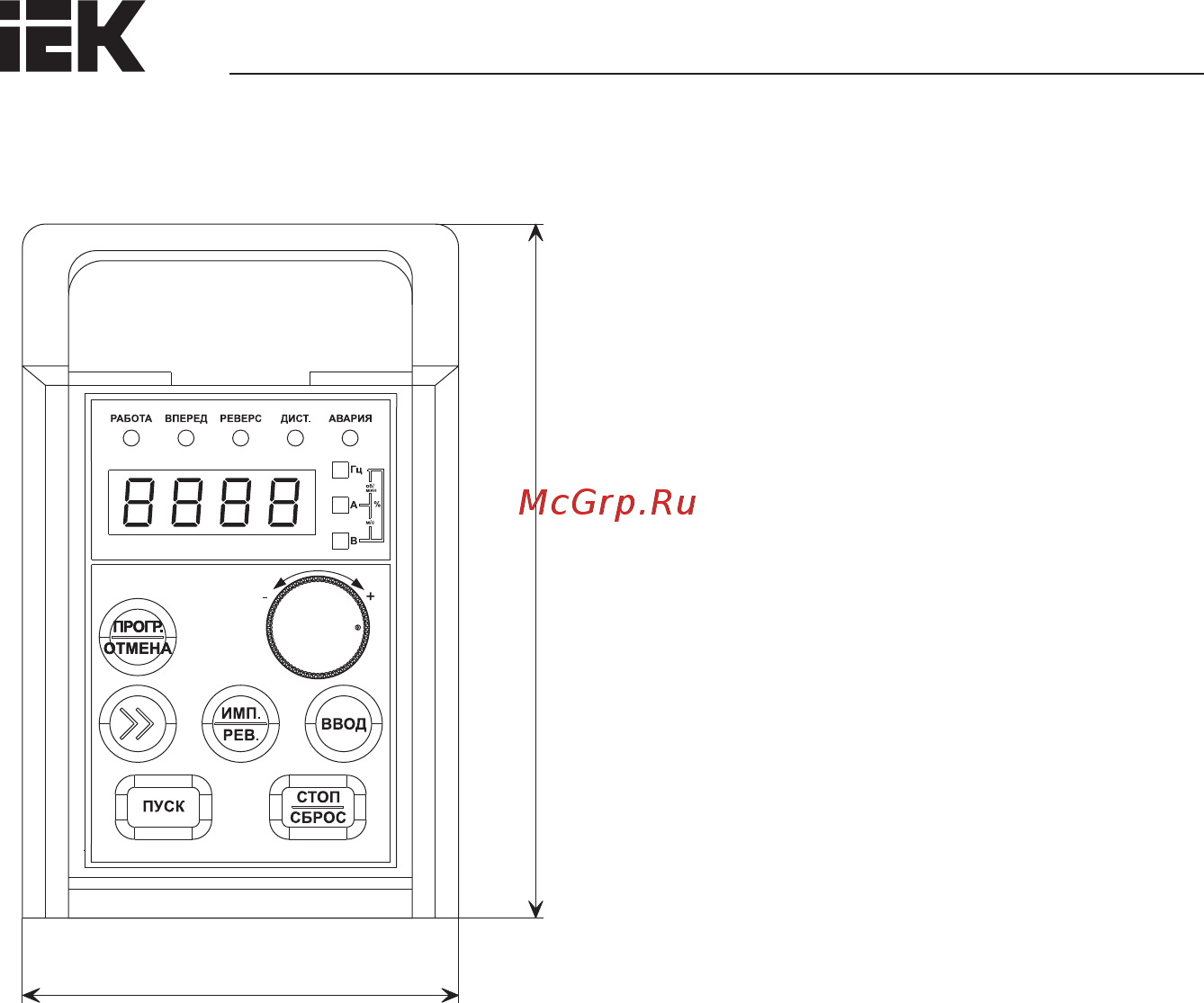 Iek CONTROL-L620 380В 3Ф 132-160кВт 253-304A CNT-L620D33V132-160TE [220/222] Г держатель клавишной панели