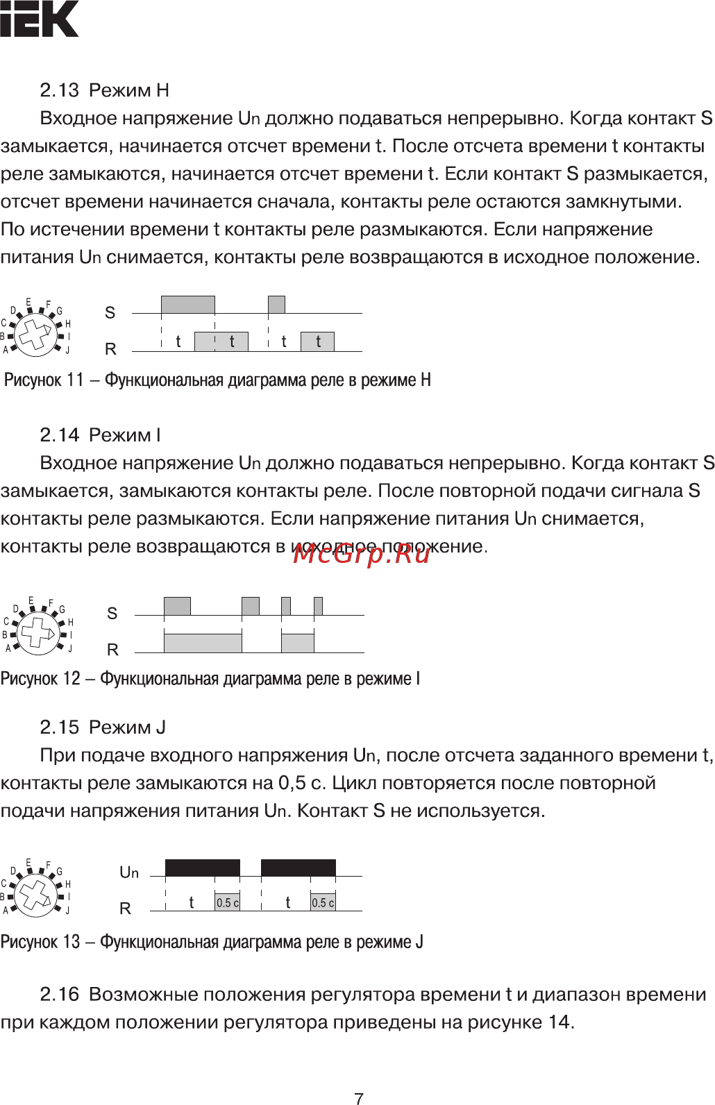 Iek ORT многофункциональное 1 контакт 12-240В AC/DC ORT-M1-ACDC12-240V [7/10] Страница 7