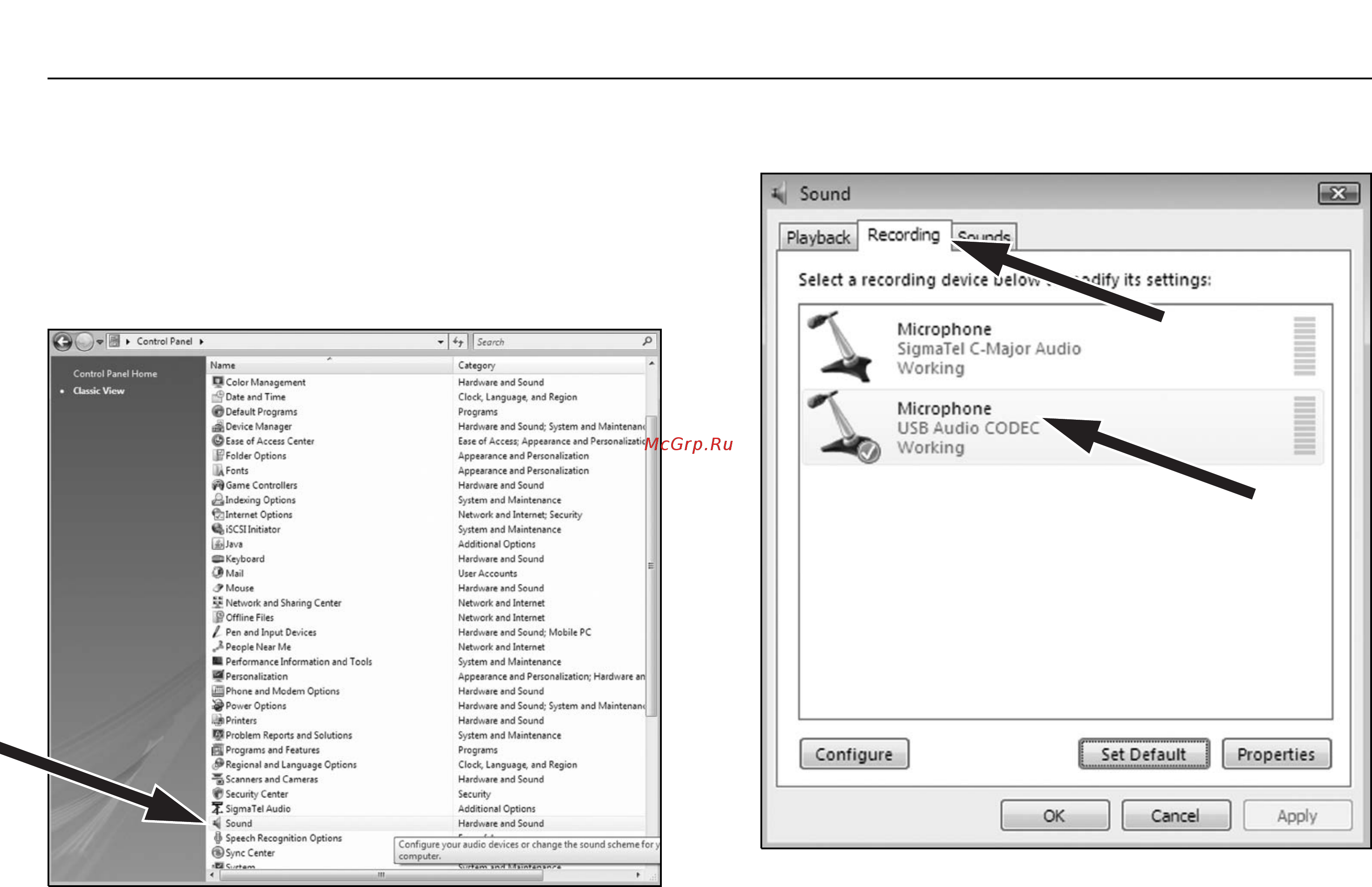 Audio-Technica AT2020 USB [6/8] Предварительная установка под ос windows vista