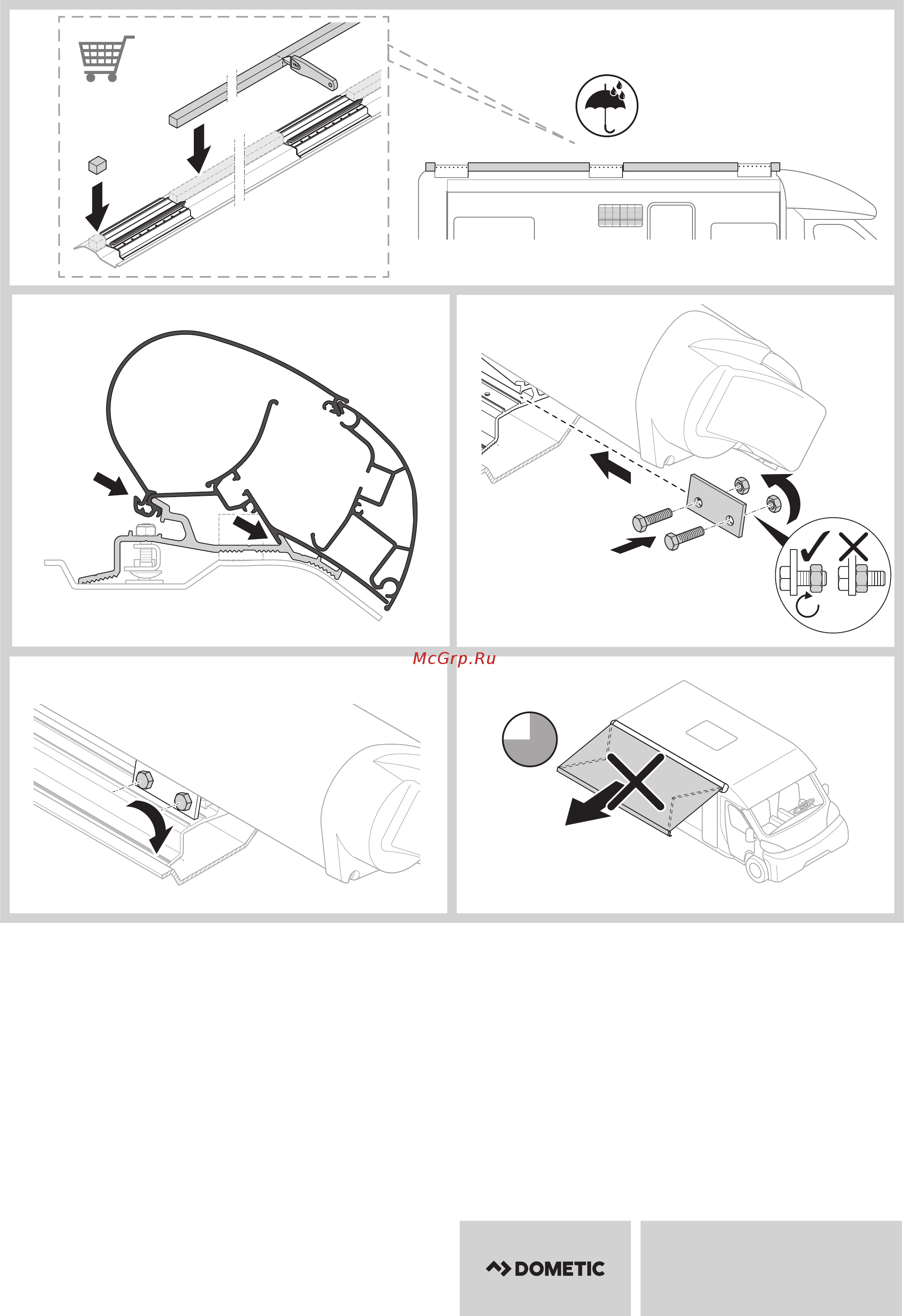 Dometic Ducato PR 9103103890 Руководство по монтажу онлайн [2/2] 424943