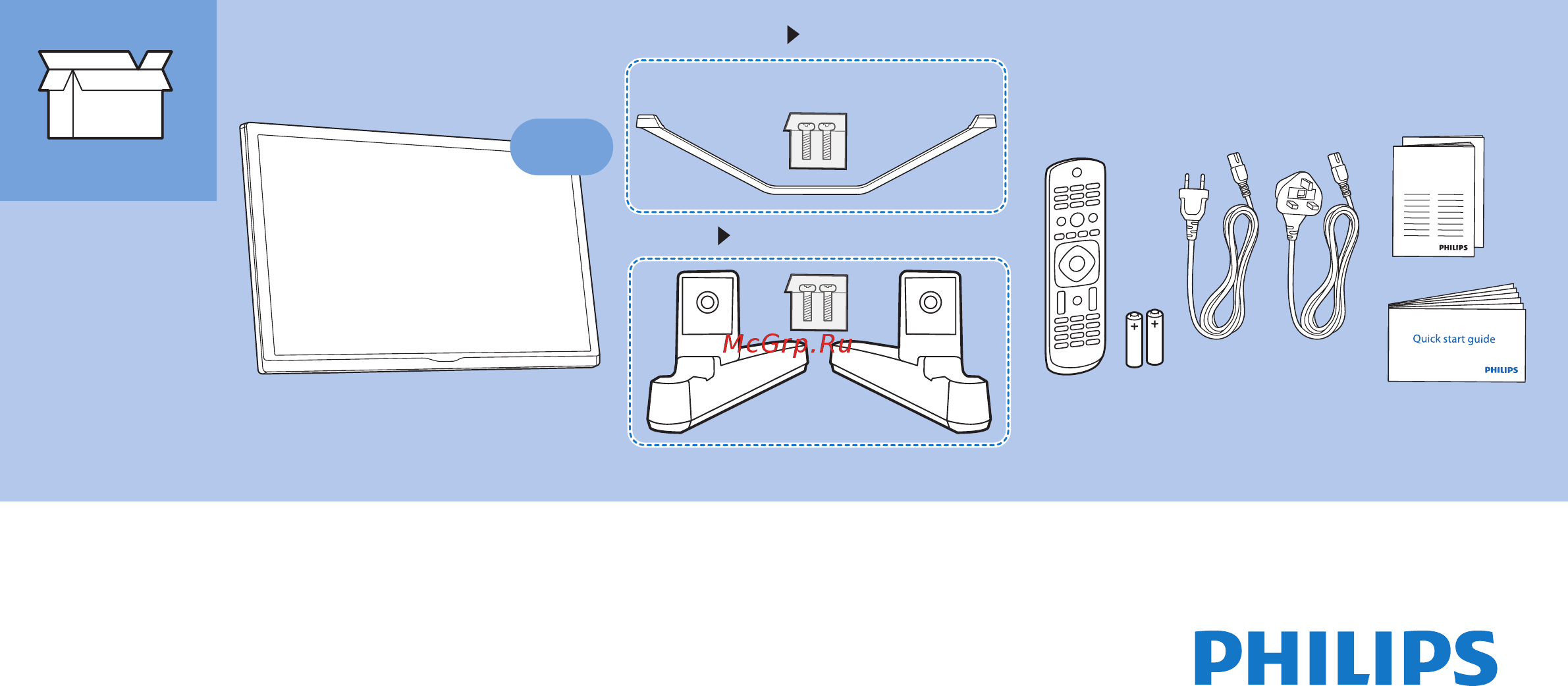 Philips 22PFS5304/60 Краткое руководство онлайн